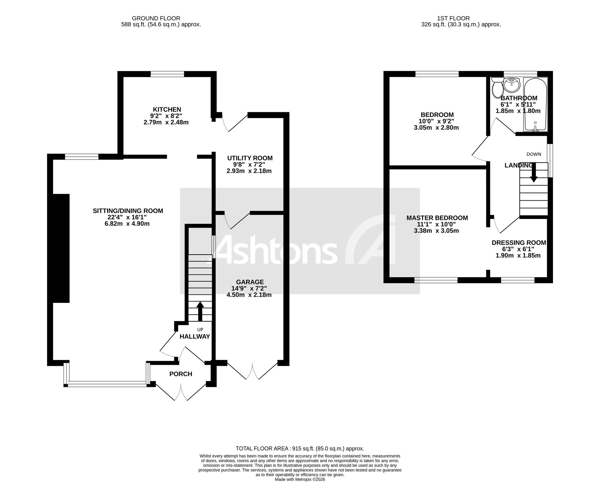 543 Fleet Lane, St. Helens floorplan