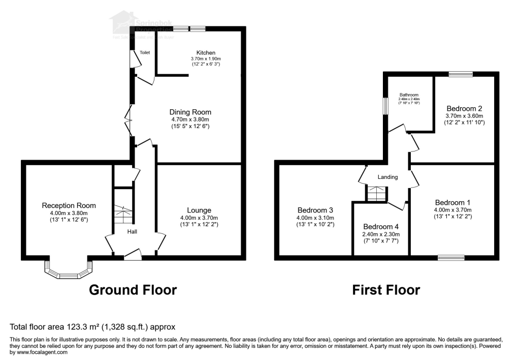 13, Beulah Street, Tredegar floorplan