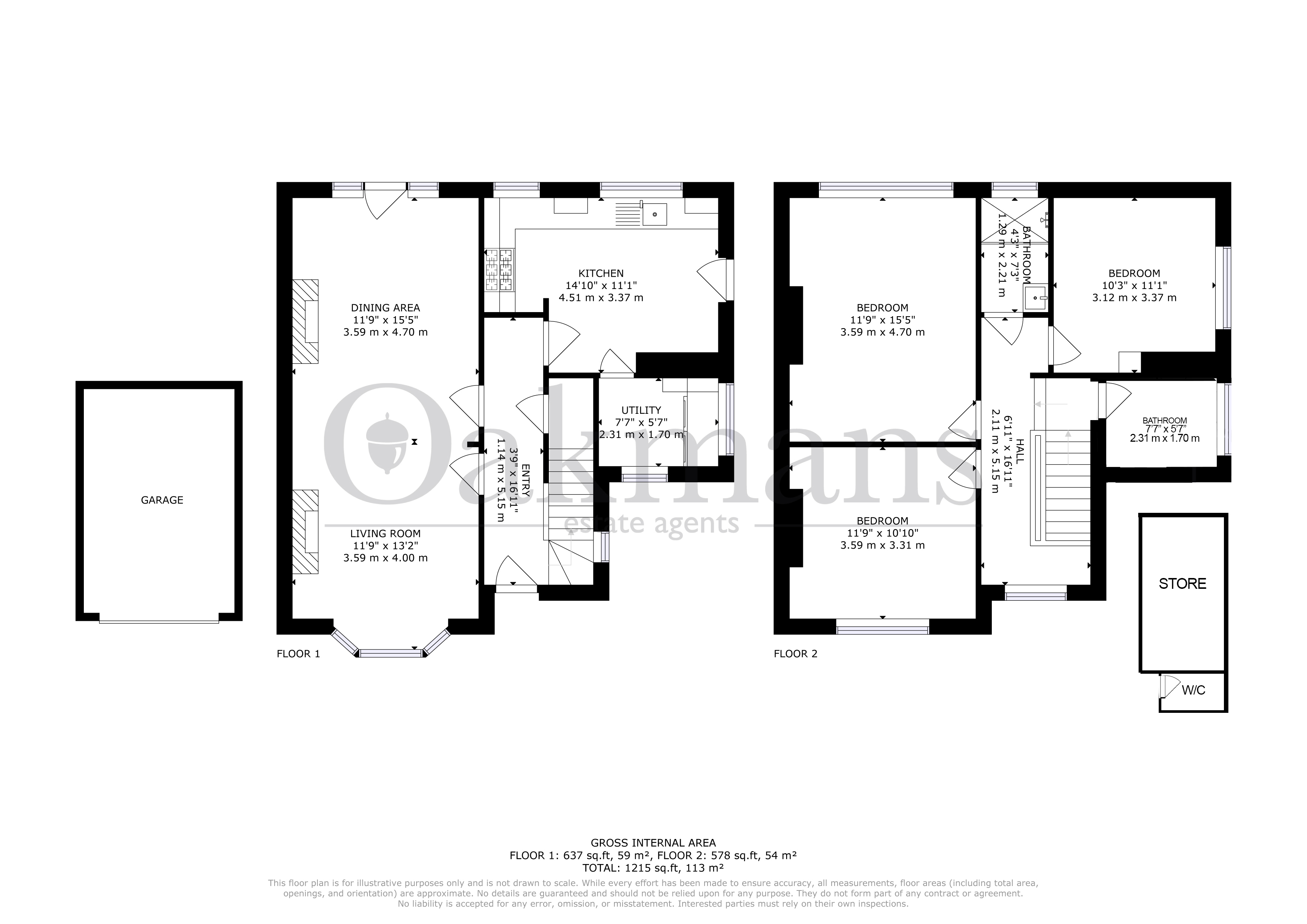 8, SELLY WICK ROAD, BIRMINGHAM floorplan