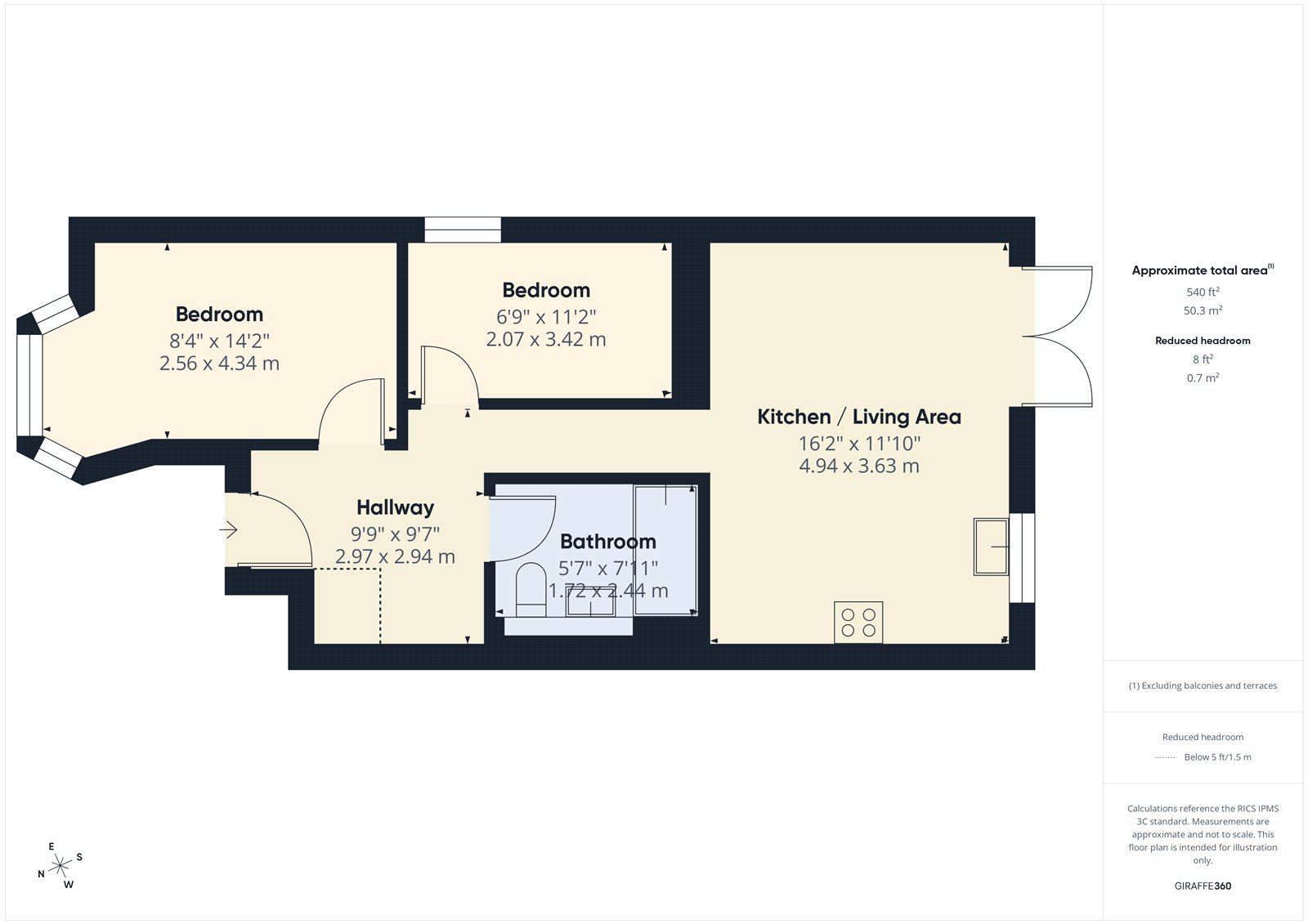 Flat 1,, 22A Chestnut Close, Middlesex floorplan