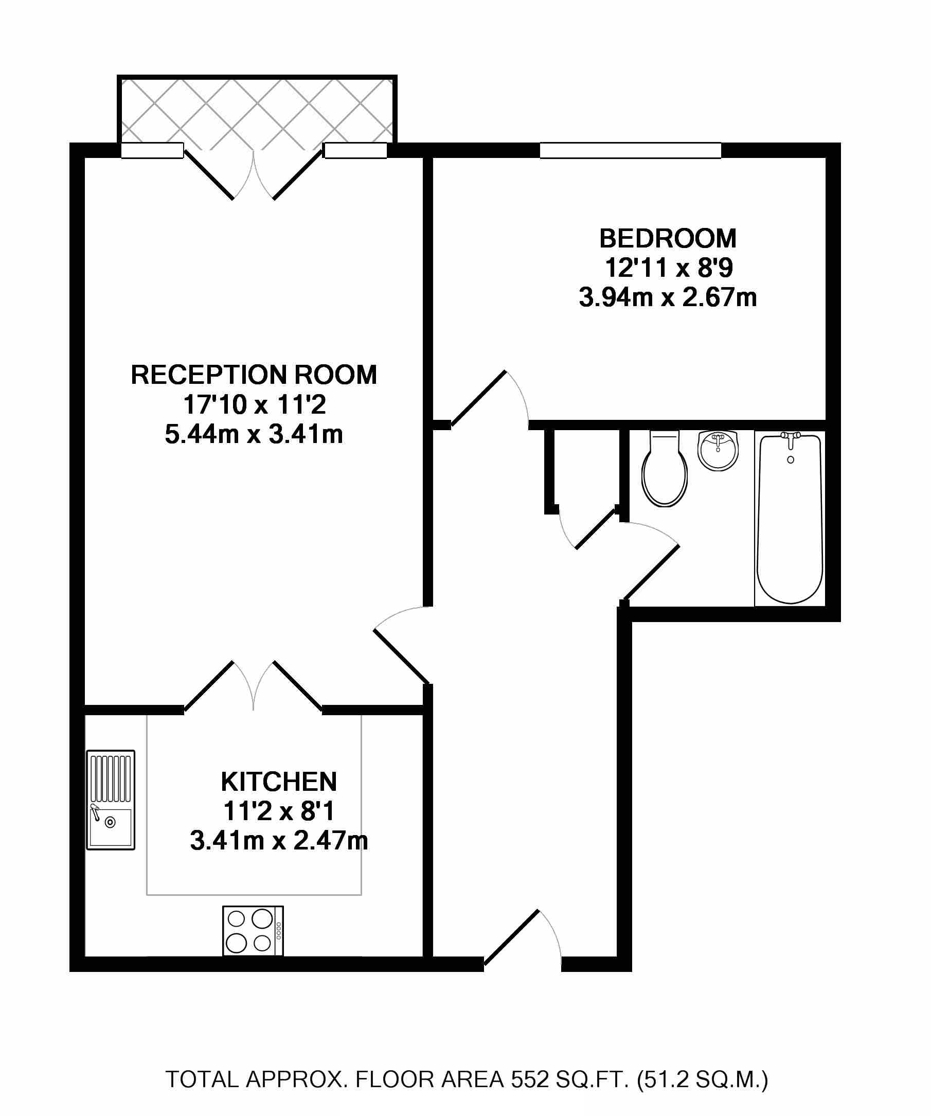 1 Bedrooms Flat for sale in Blenheim Gardens, London SW2