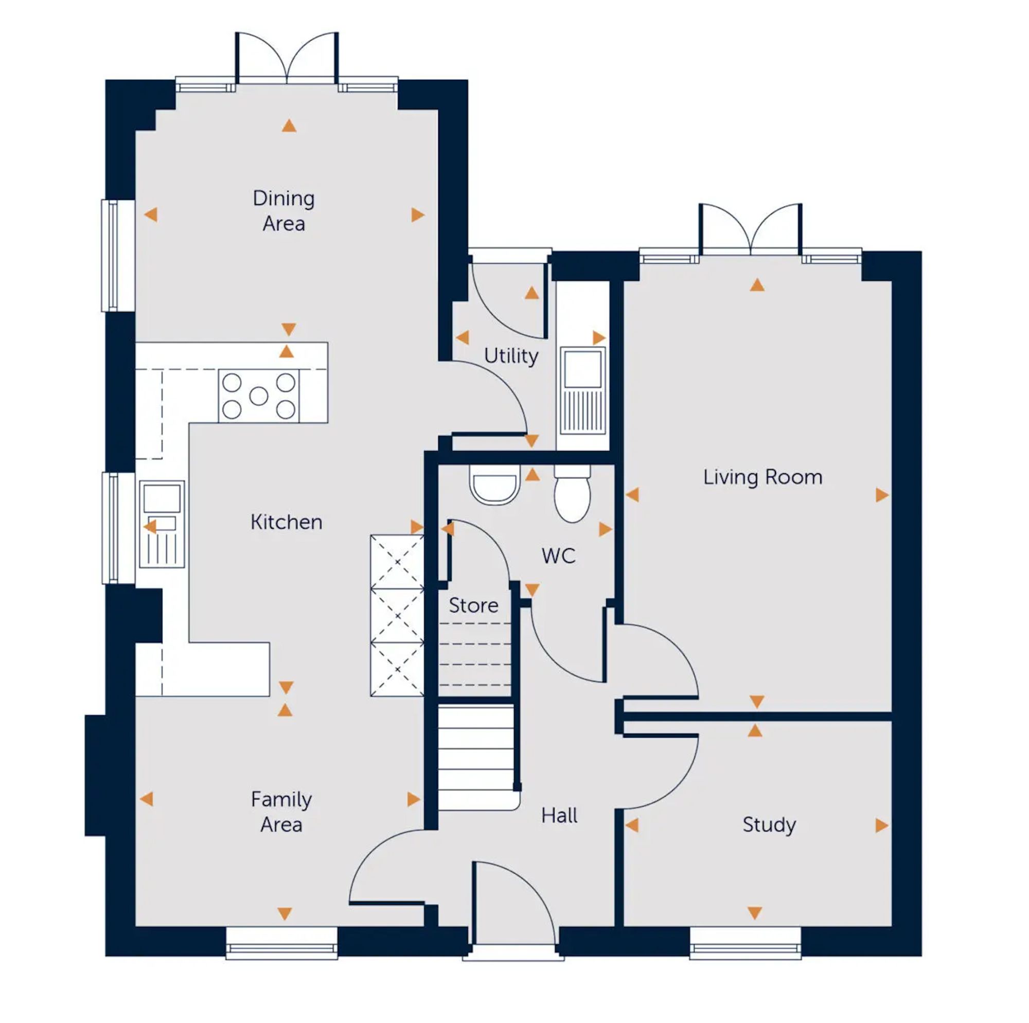 Plot 2, The Linden, Westlands View, Staffordshire floorplan