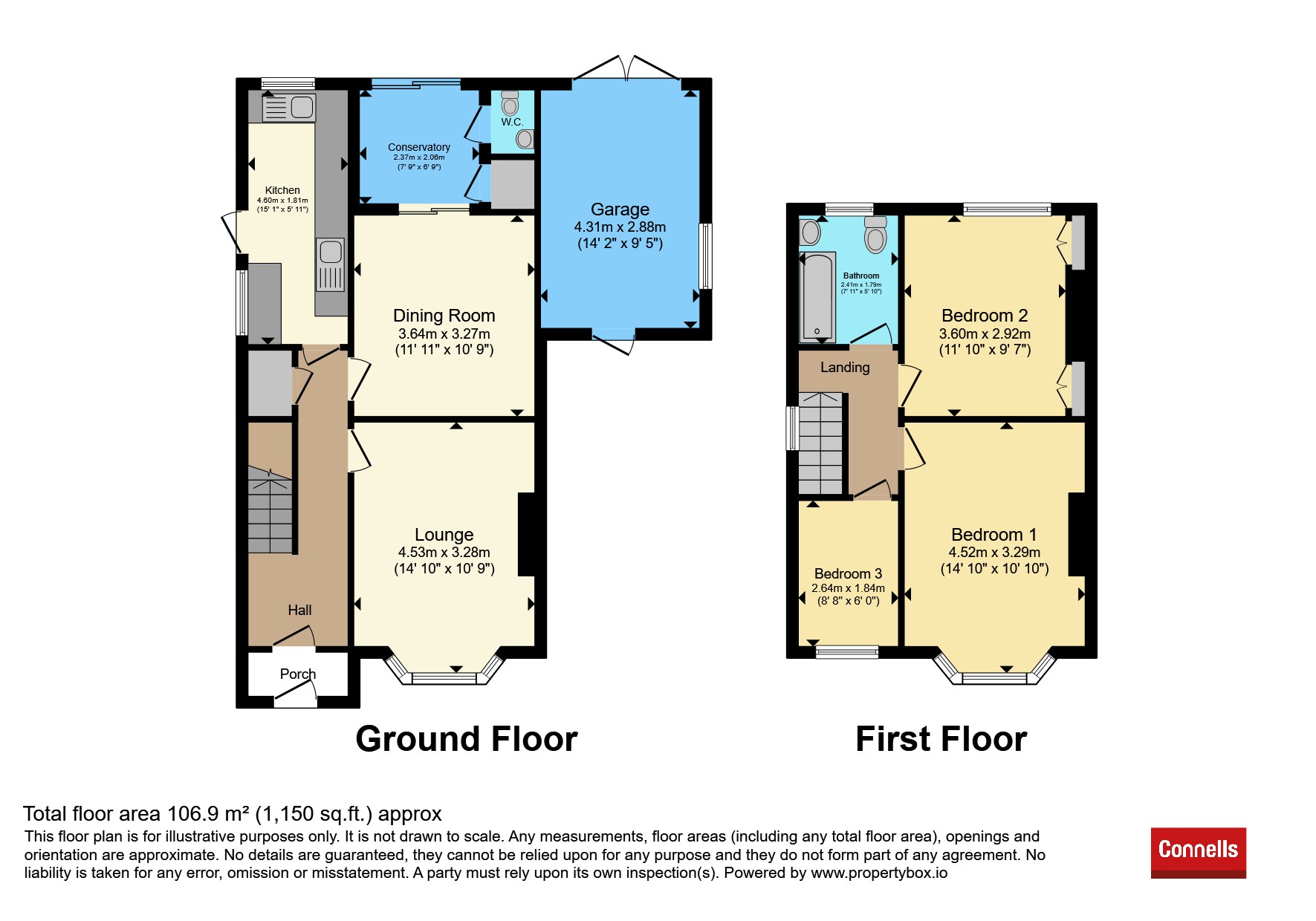 8, Ashmead Road, Southampton floorplan