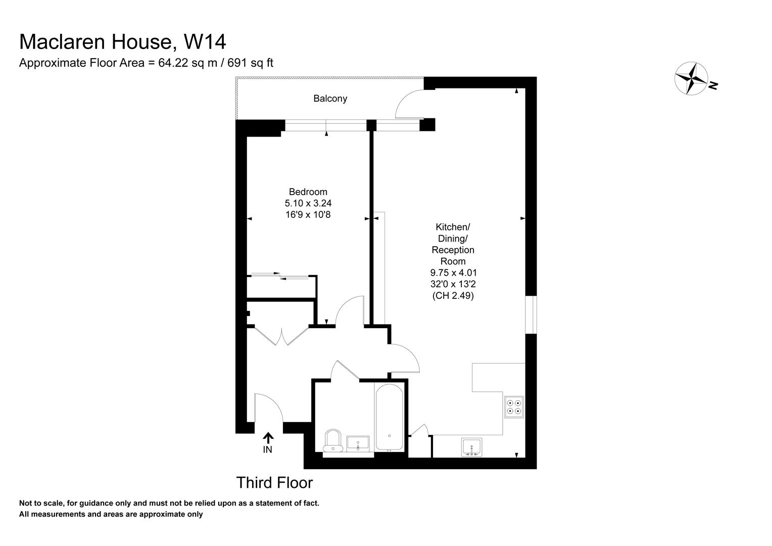 Maclaren House, Flat 29, 7 Warwick Lane, London floorplan