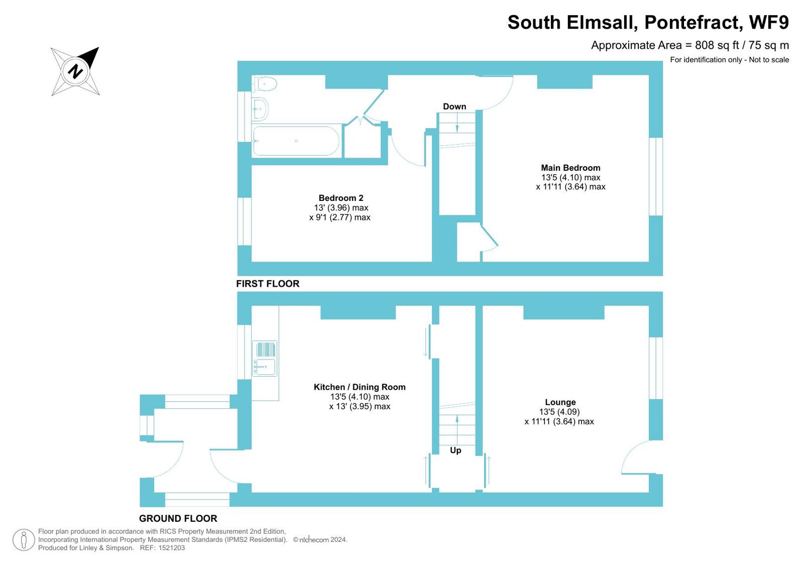 7, Eric Street, Pontefract floorplan