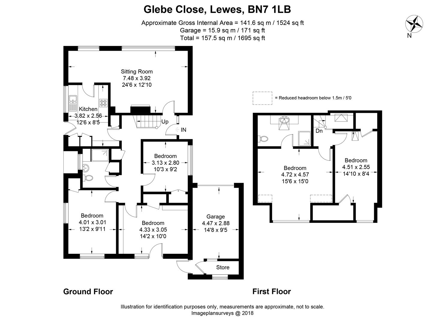 5 Bedrooms Detached house for sale in Glebe Close, Lewes BN7