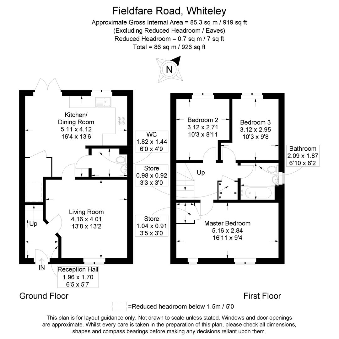 49, Fieldfare Road, Fareham floorplan