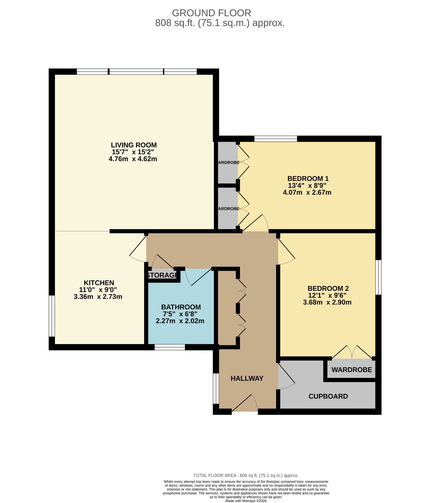 132 Fairhaven, Kirn, Argyll and Bute floorplan