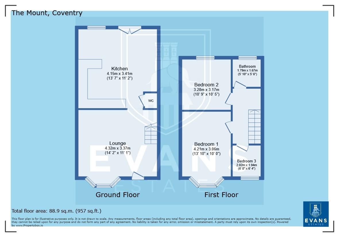 53A, The Mount, Coventry floorplan