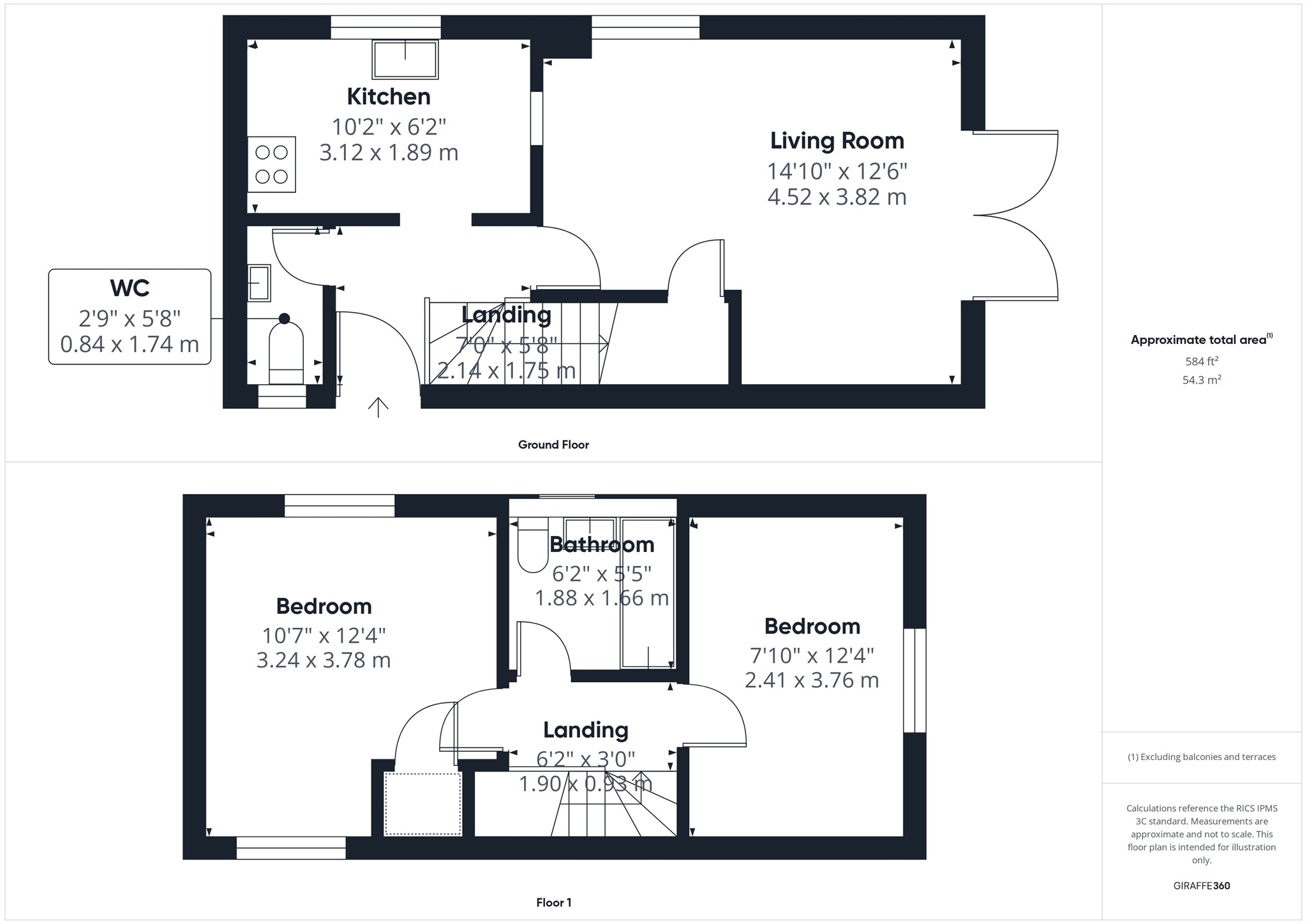 55, Westfield, Aylesbury floorplan