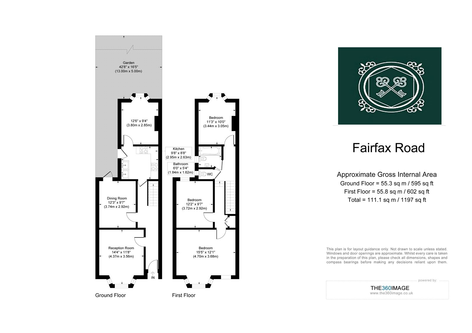 81, Fairfax Road, London floorplan