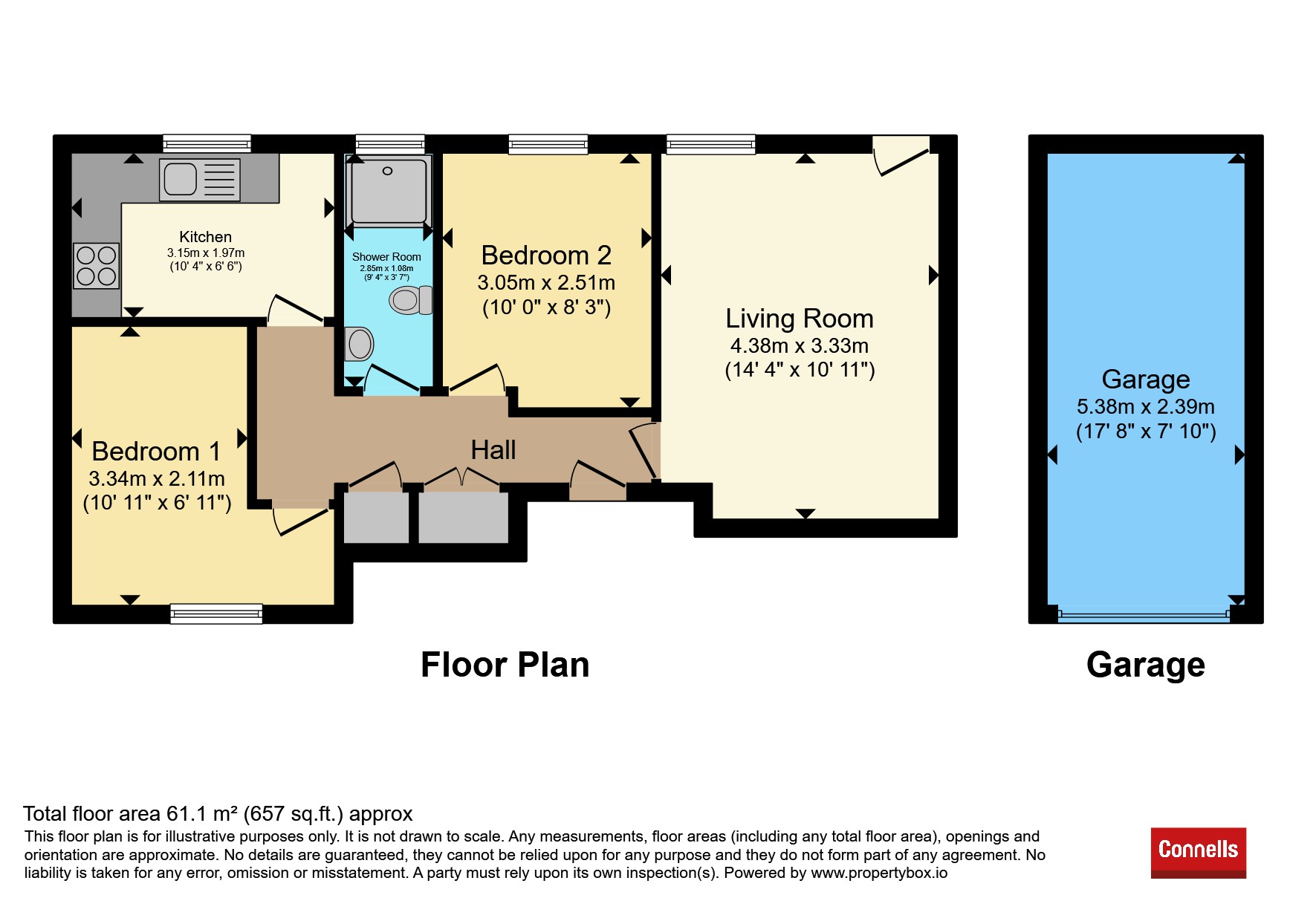 Flat 4, 8, West Cliff, Dawlish floorplan