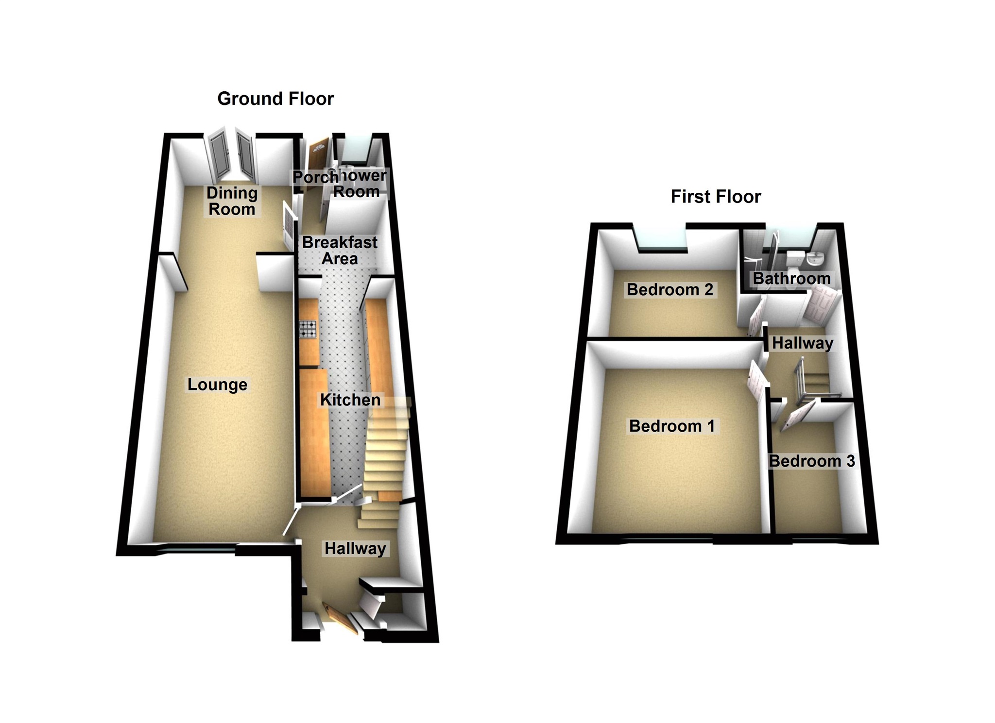 3 Bedrooms Terraced house for sale in Western Avenue, Bulwark, Chepstow NP16