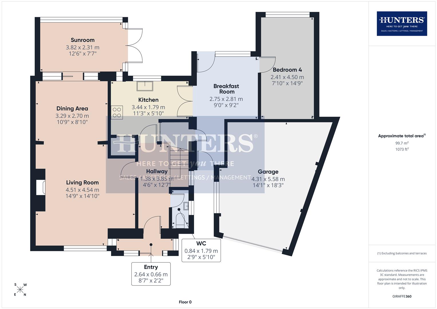 29, Lutterworth Road, Sunderland floorplan