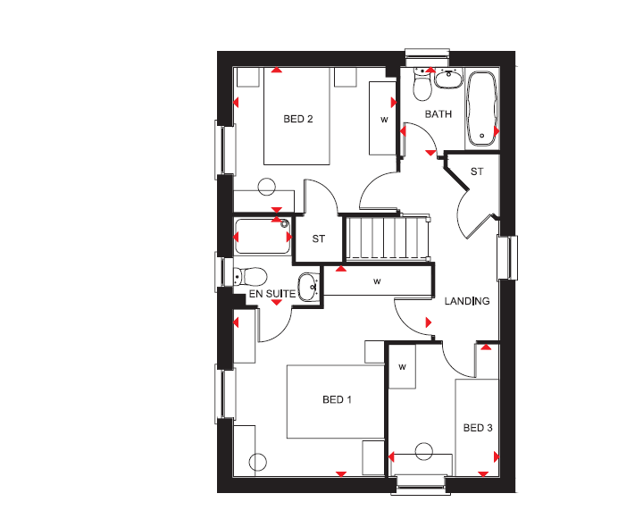 Plot 102 The Archford,, Arle Road, Southampton floorplan