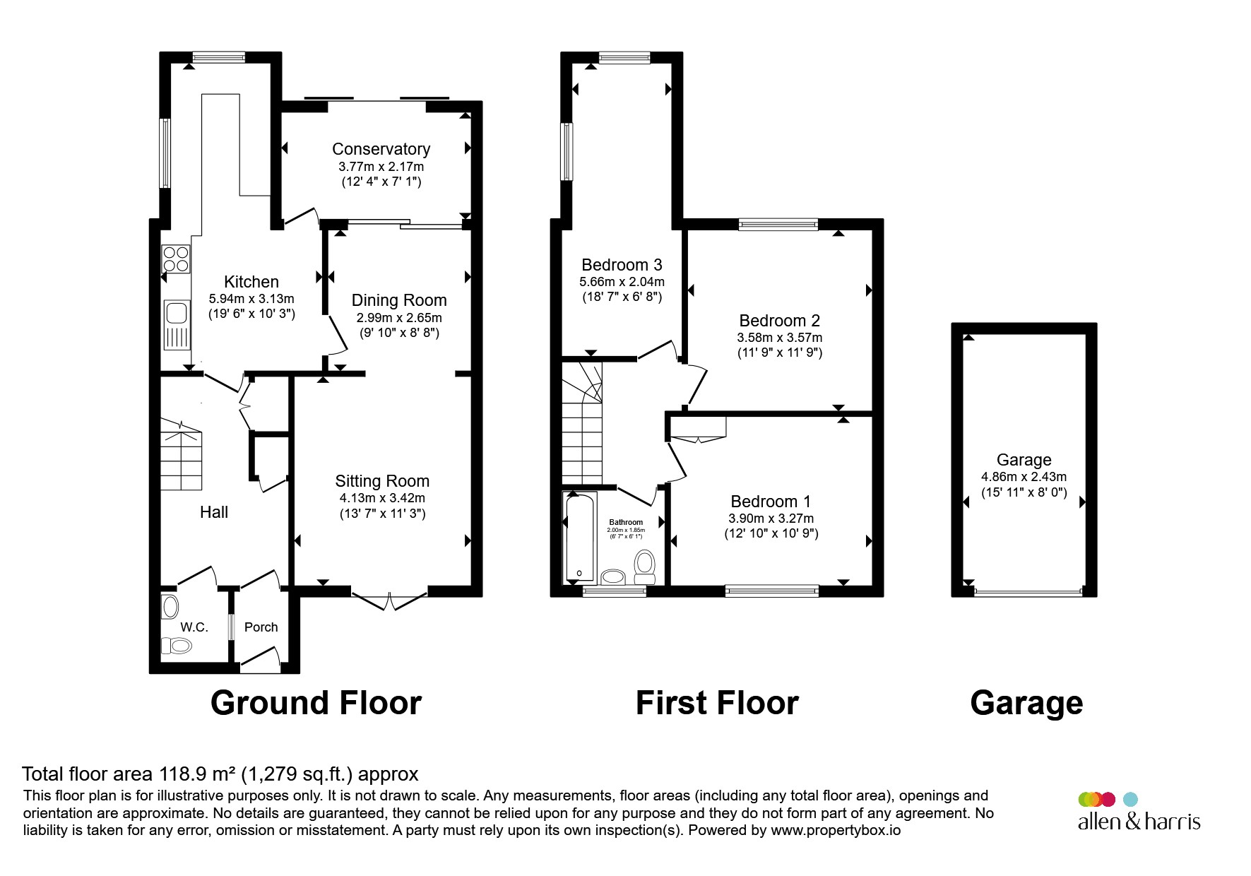 2, Lodden Avenue, Wallingford floorplan
