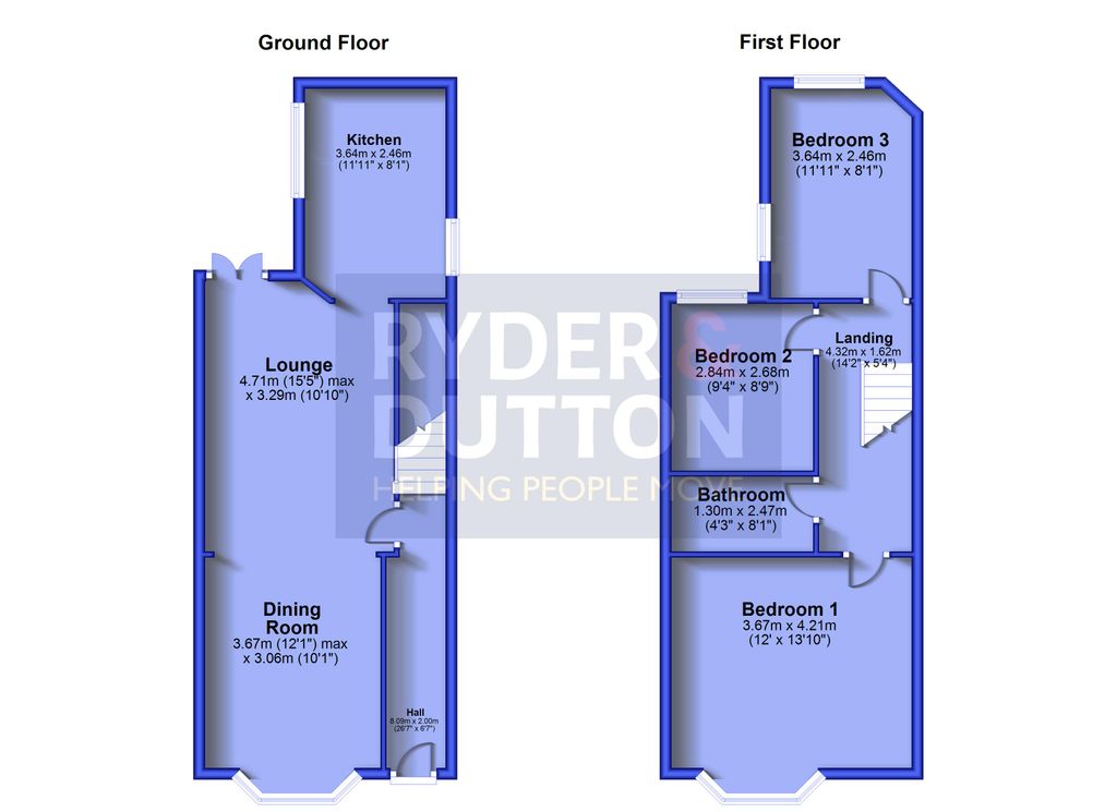60, Old Road, Manchester floorplan