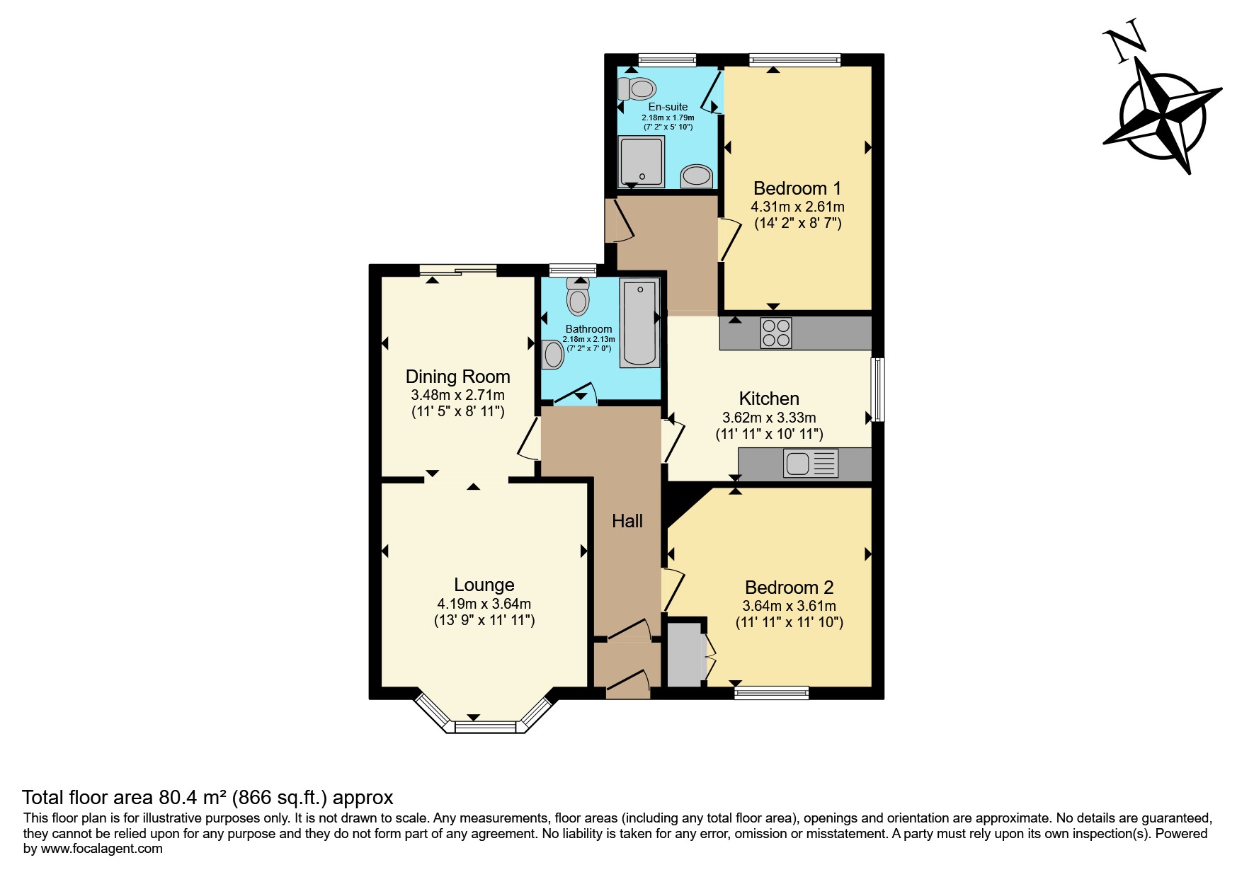 93, Sunnyside, Swadlincote floorplan