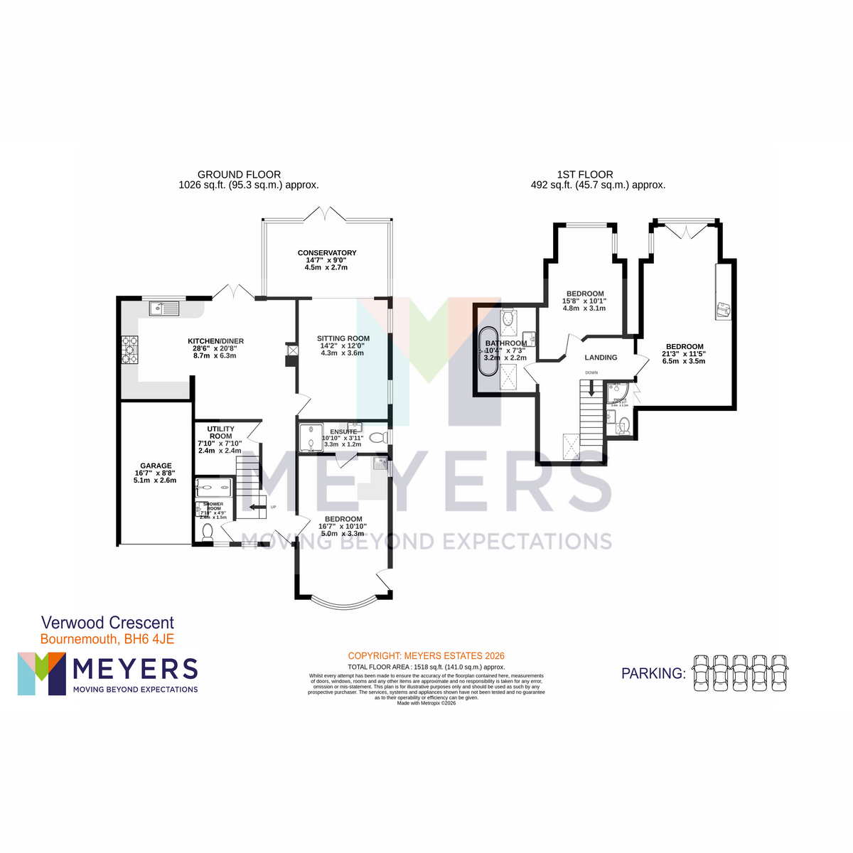42, Verwood Crescent, Bournemouth floorplan
