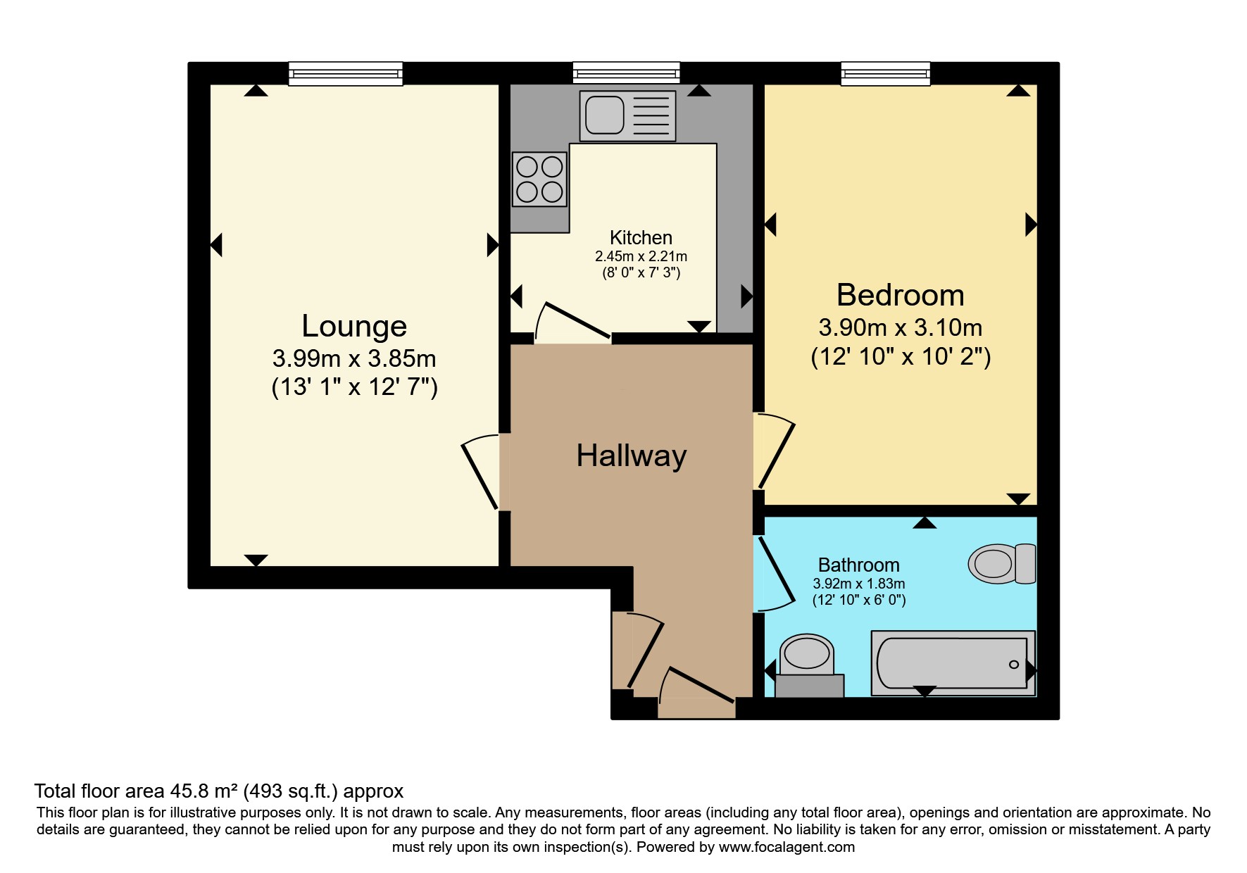19/4,, Gateside Street, South Lanarkshire floorplan