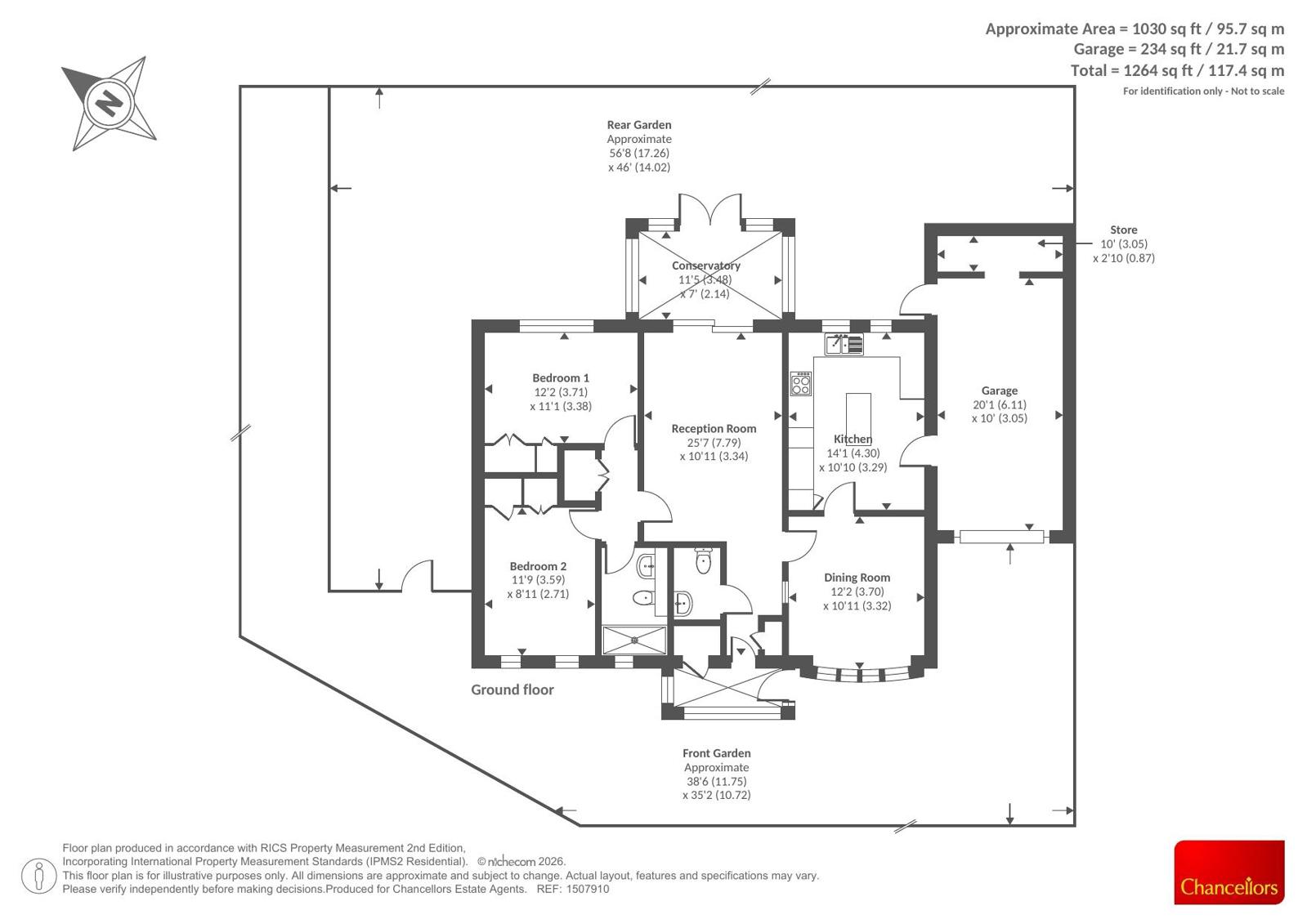 5, Buchan Road, Bicester floorplan
