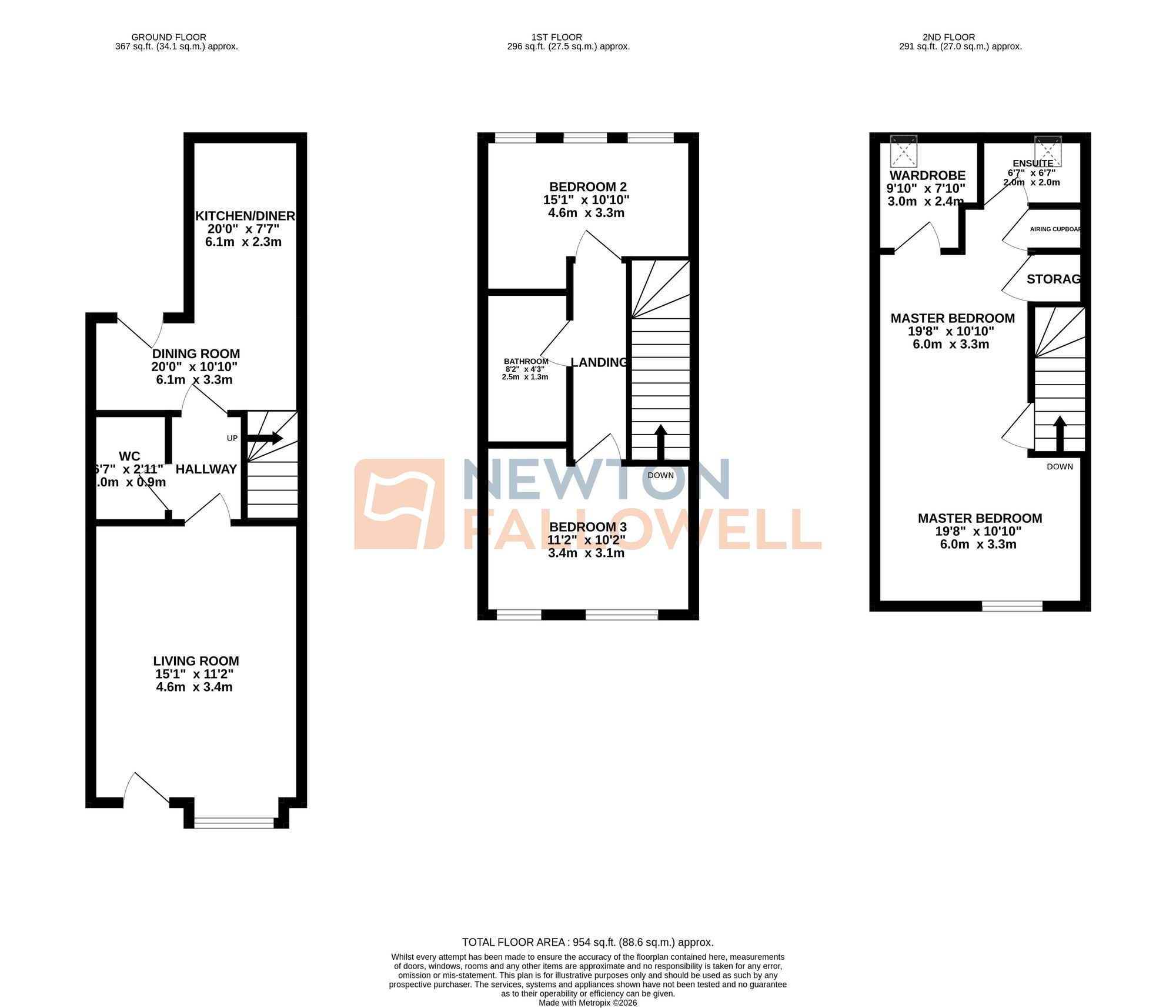 68 Meynell Road, Leicester floorplan