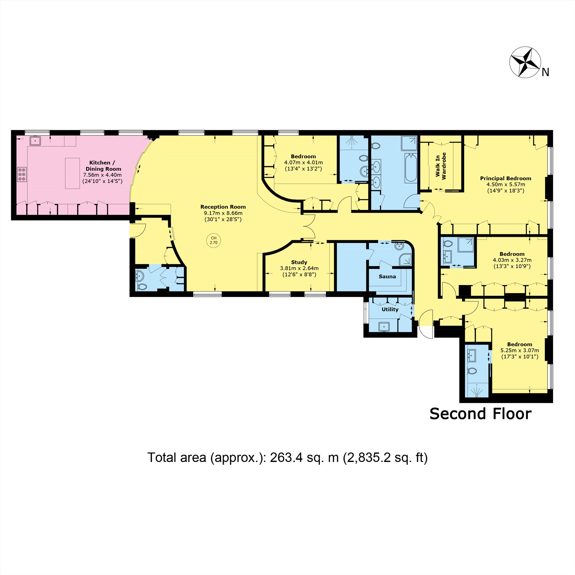 23 Hereford House, North Row, London floorplan