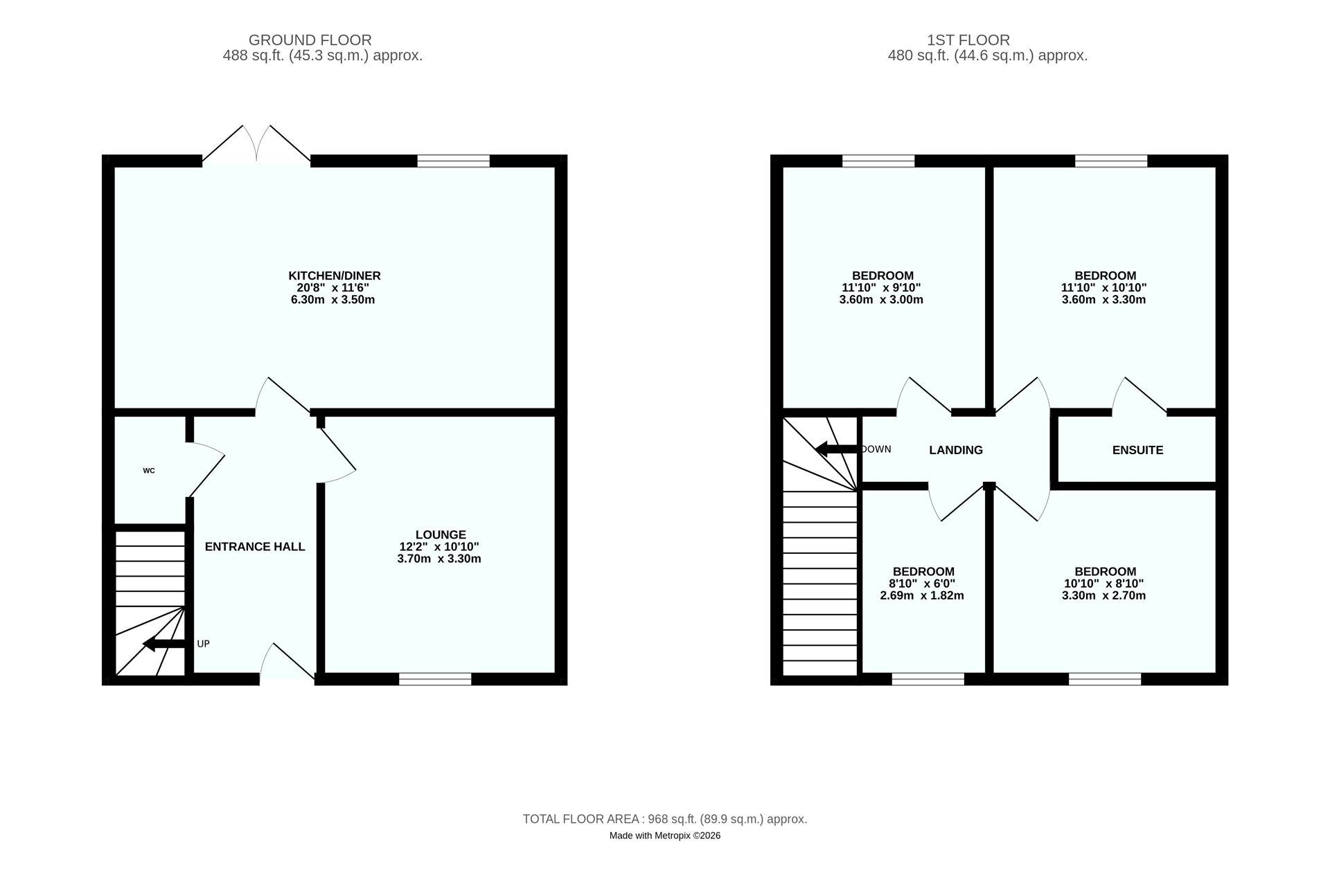 2 Riviera Way Turnpike Road, Connor Downs Hayle Cornwall, Cornwall floorplan