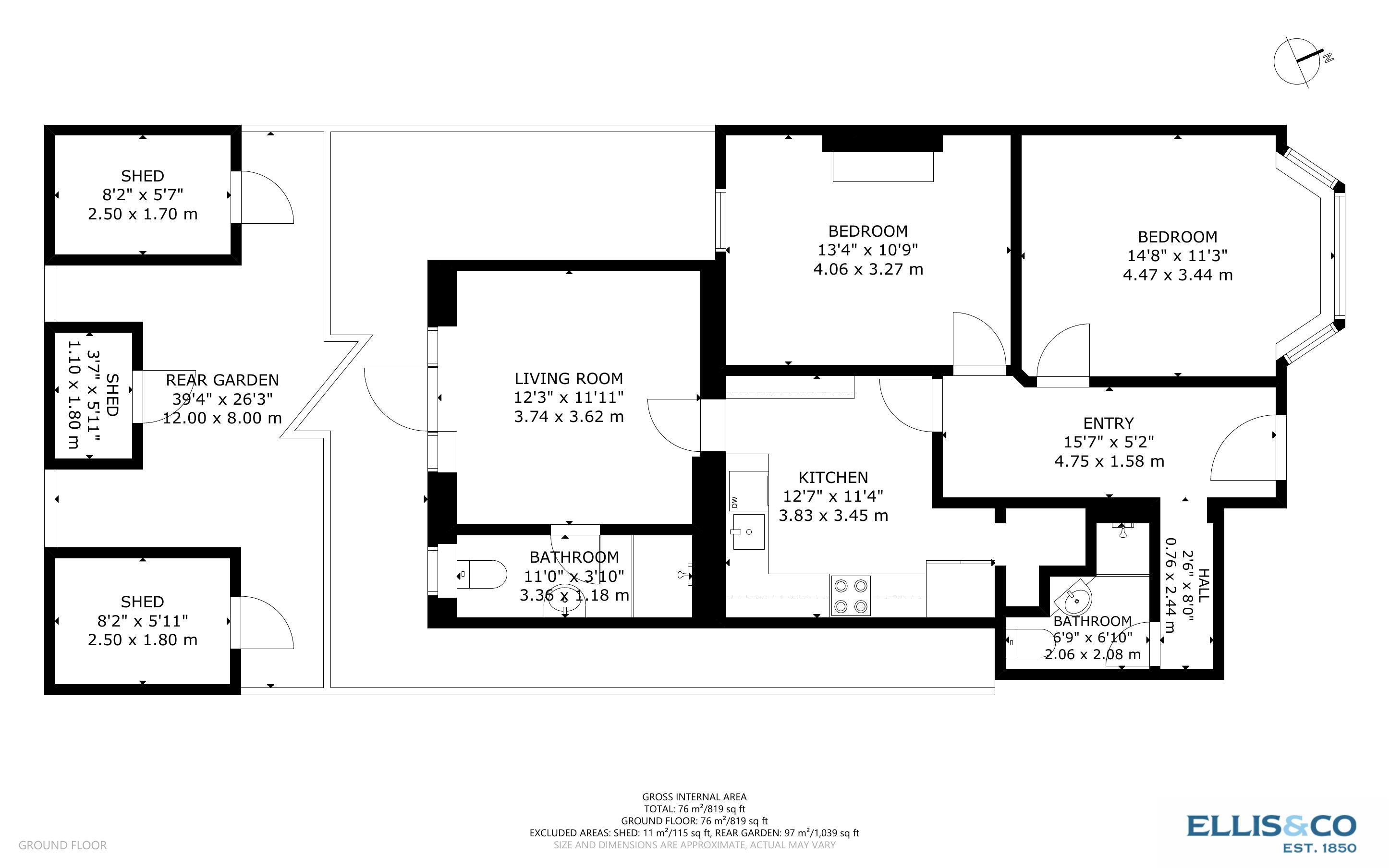 81, Whitton Avenue East, Greenford floorplan