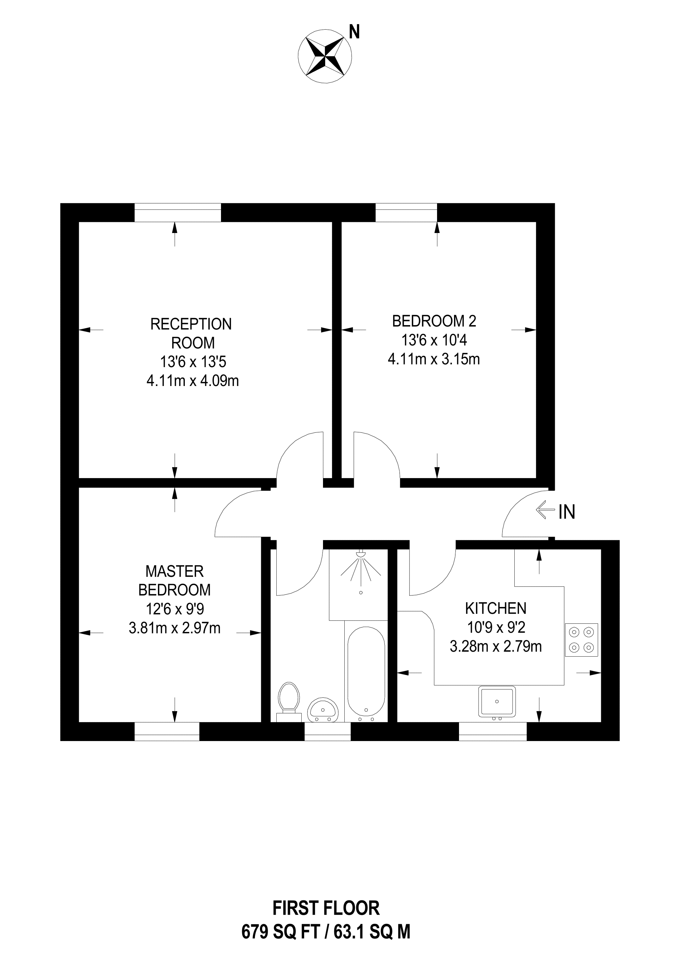 2 Bedrooms Flat to rent in Mount Avenue, Ealing Broadway, London W5