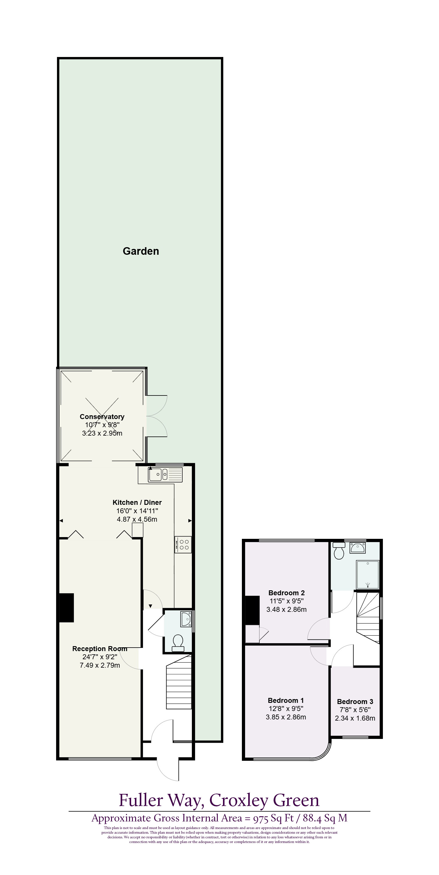 31, Fuller Way, Rickmansworth floorplan