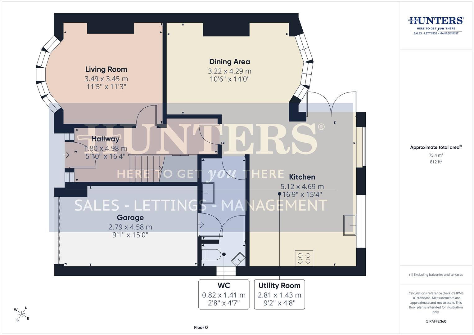 45, Cairns Road, Sunderland floorplan