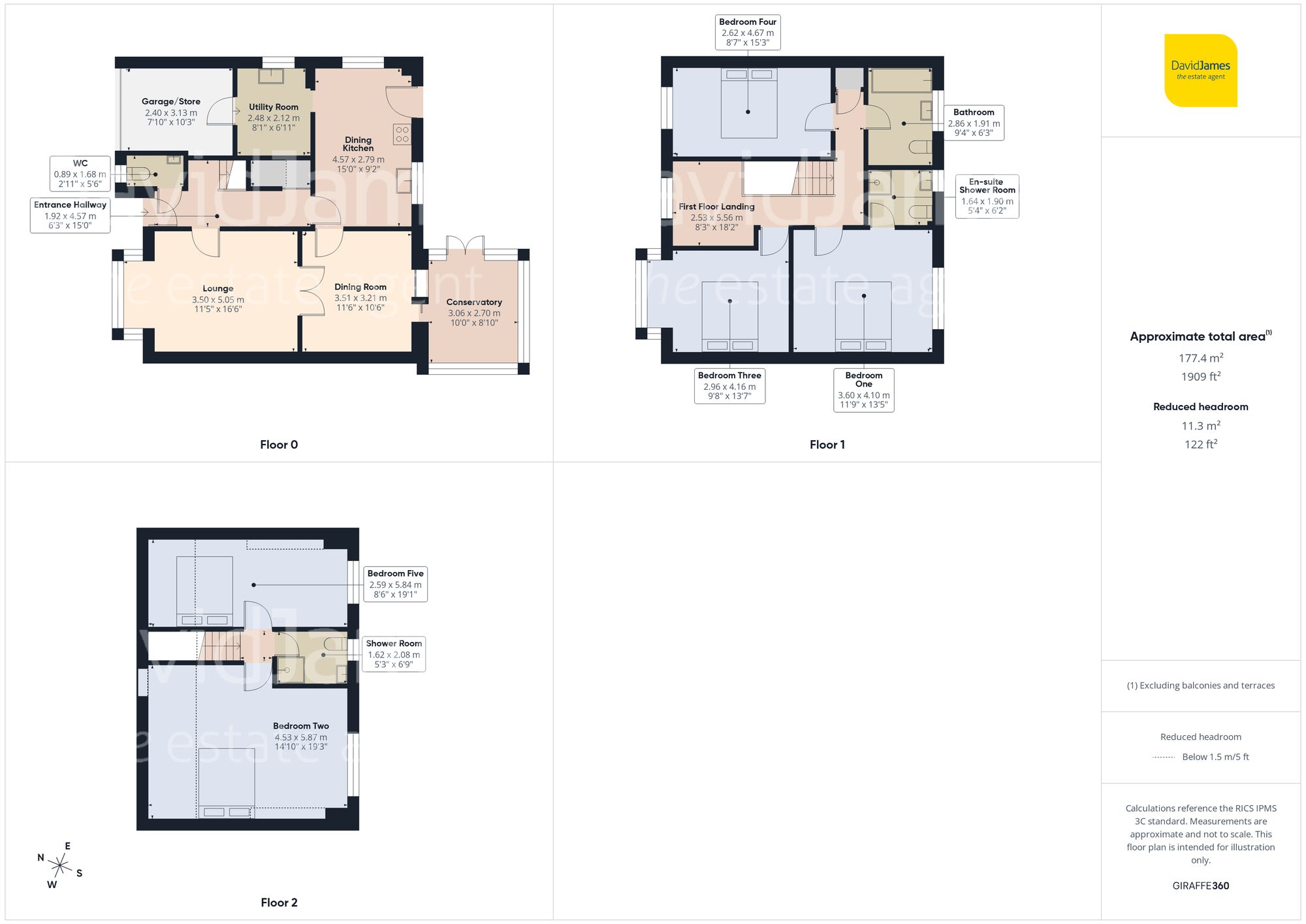 14 Kensington Gardens, Nottingham floorplan