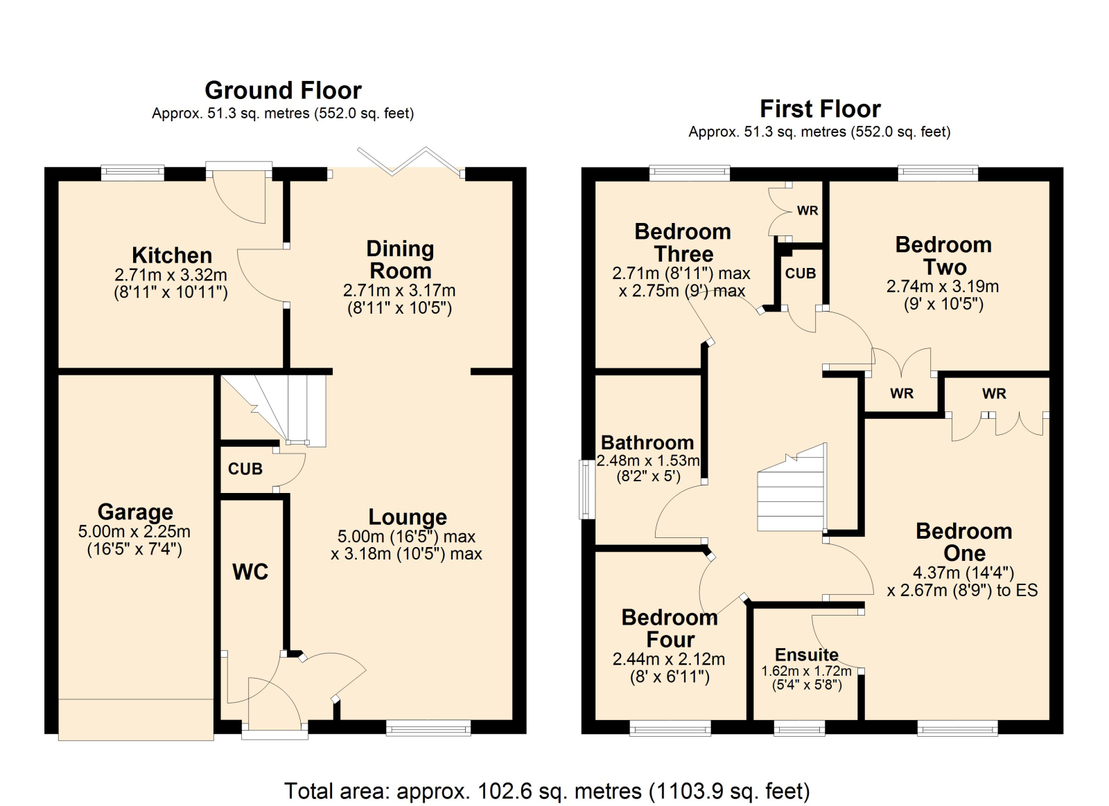 30 Courtney Close, Tewkesbury floorplan