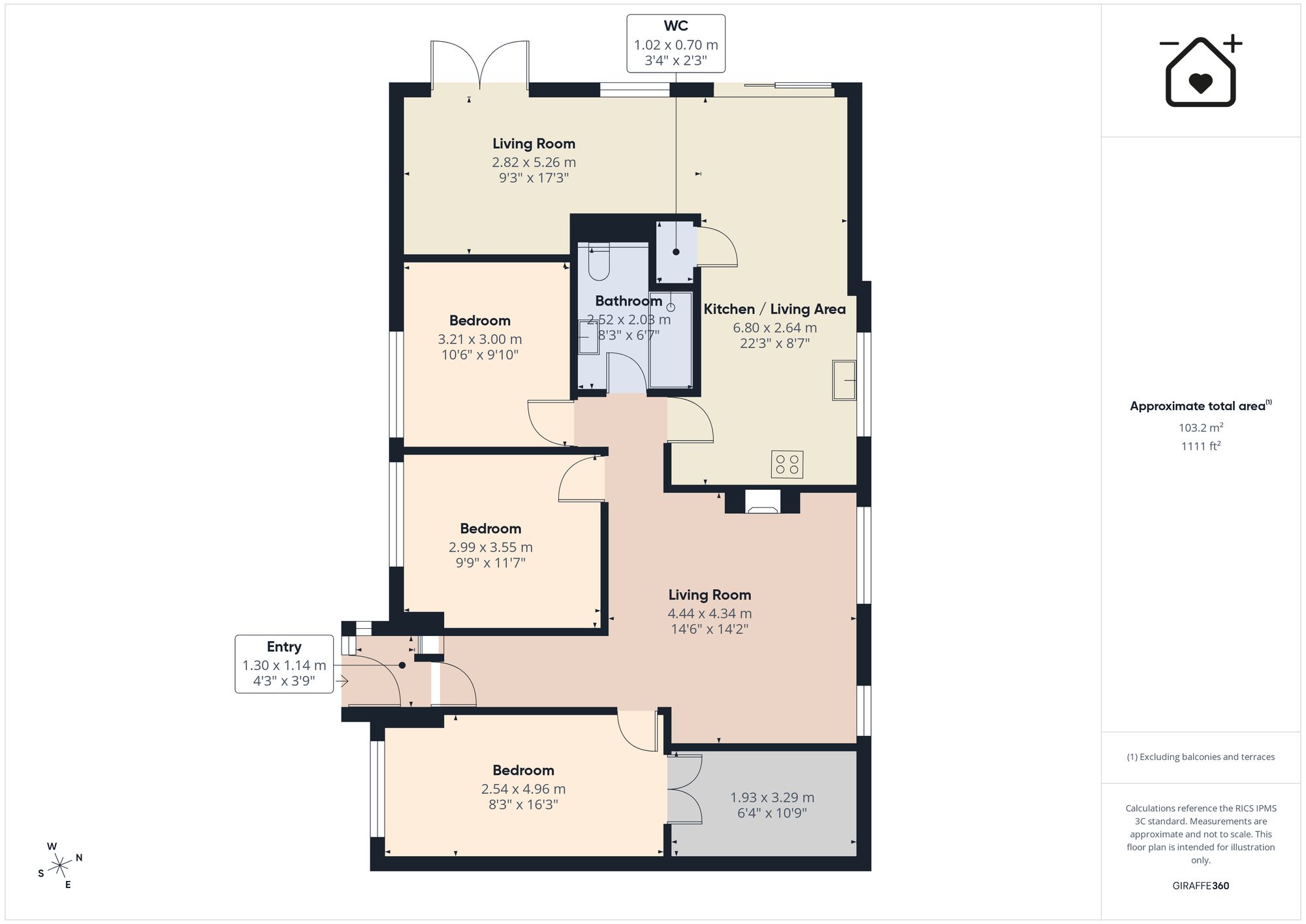 42 Adenfield Way, Barry floorplan