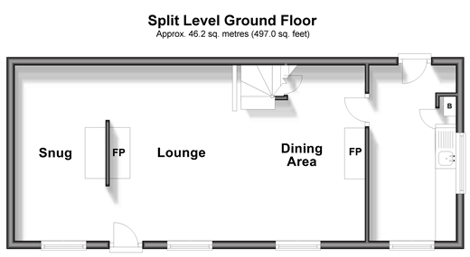 The Street Barham, Canterbury floorplan
