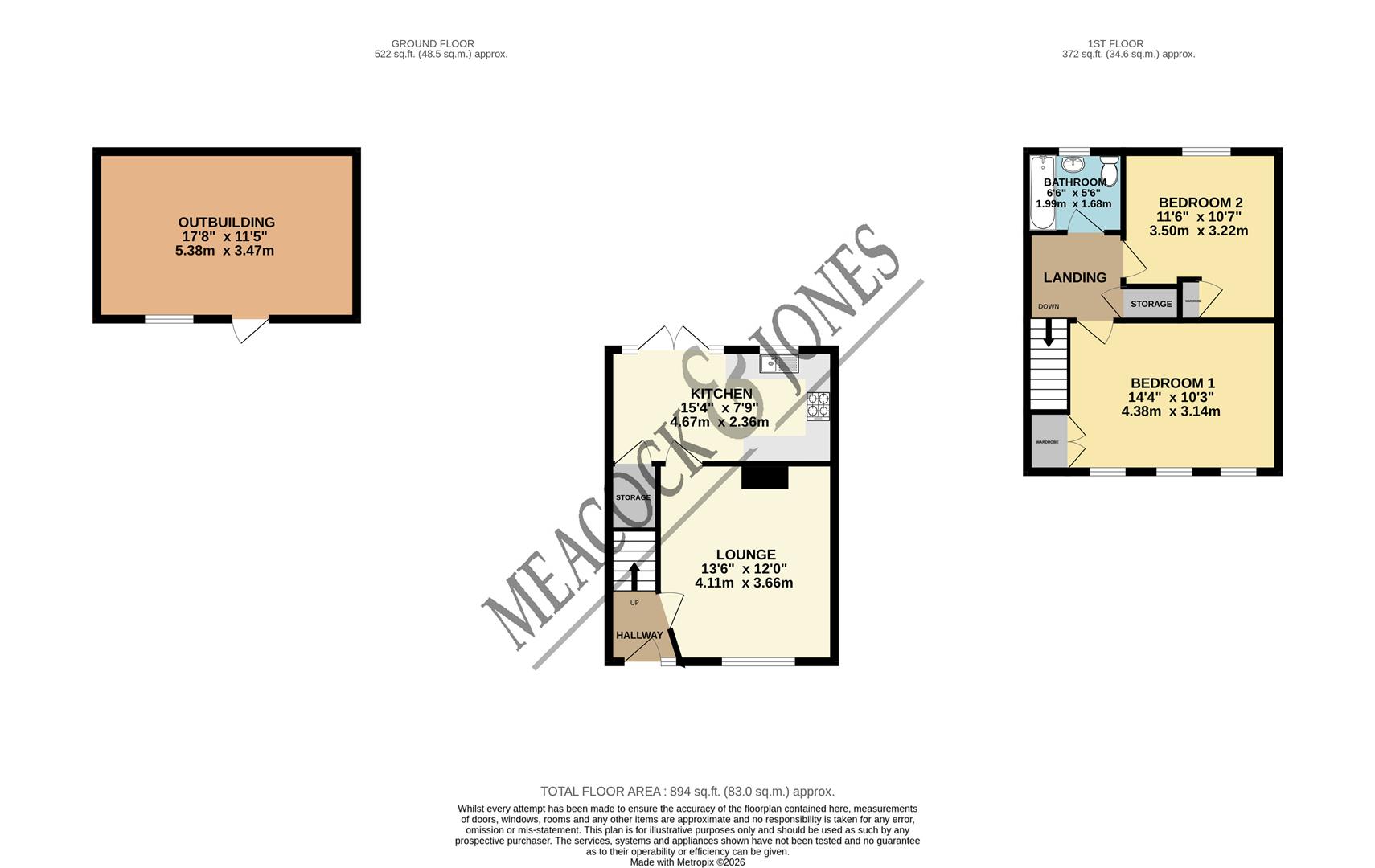 18, Coram Green, Brentwood floorplan