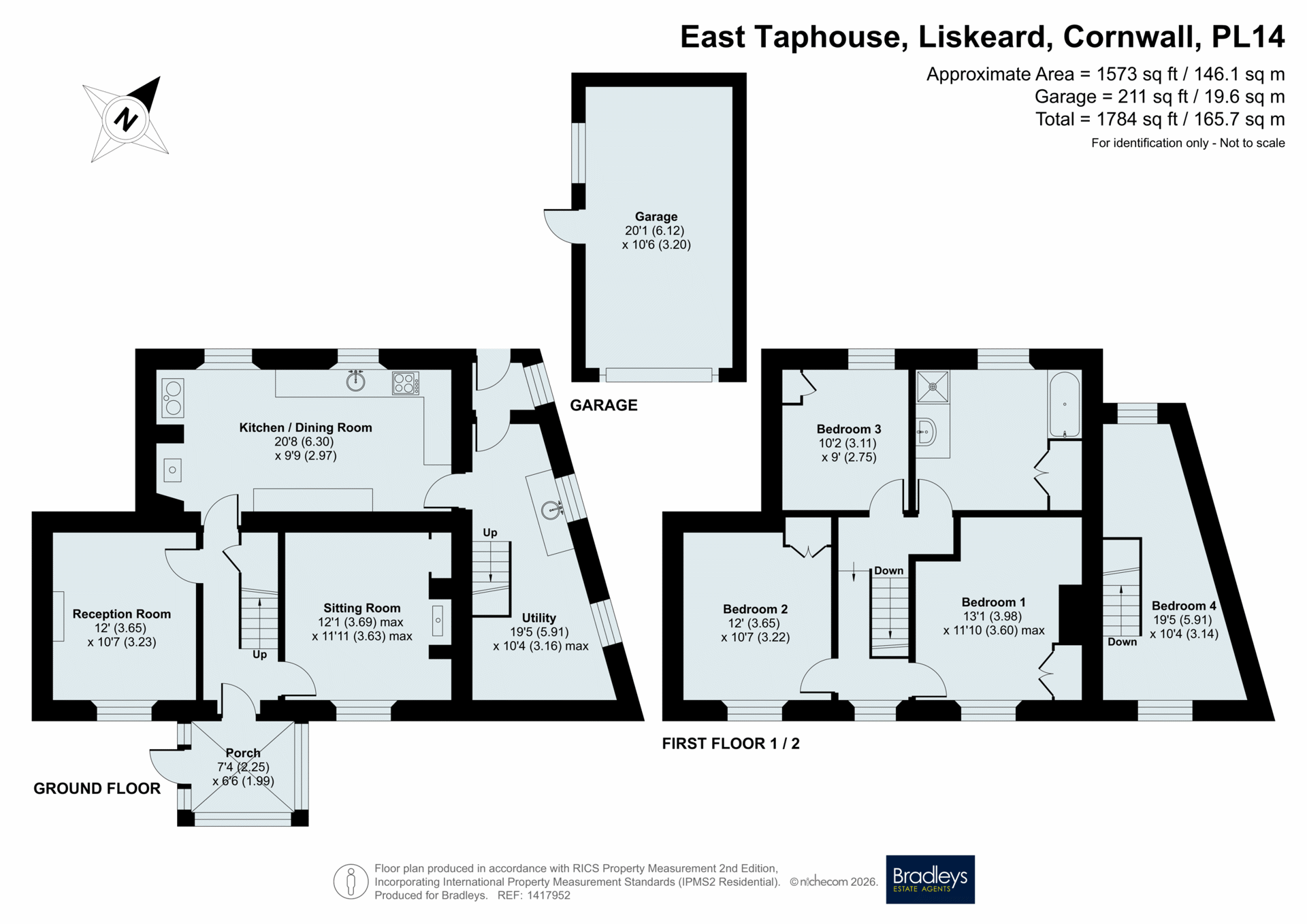 Old Saw Mills,, East Taphouse, Cornwall floorplan