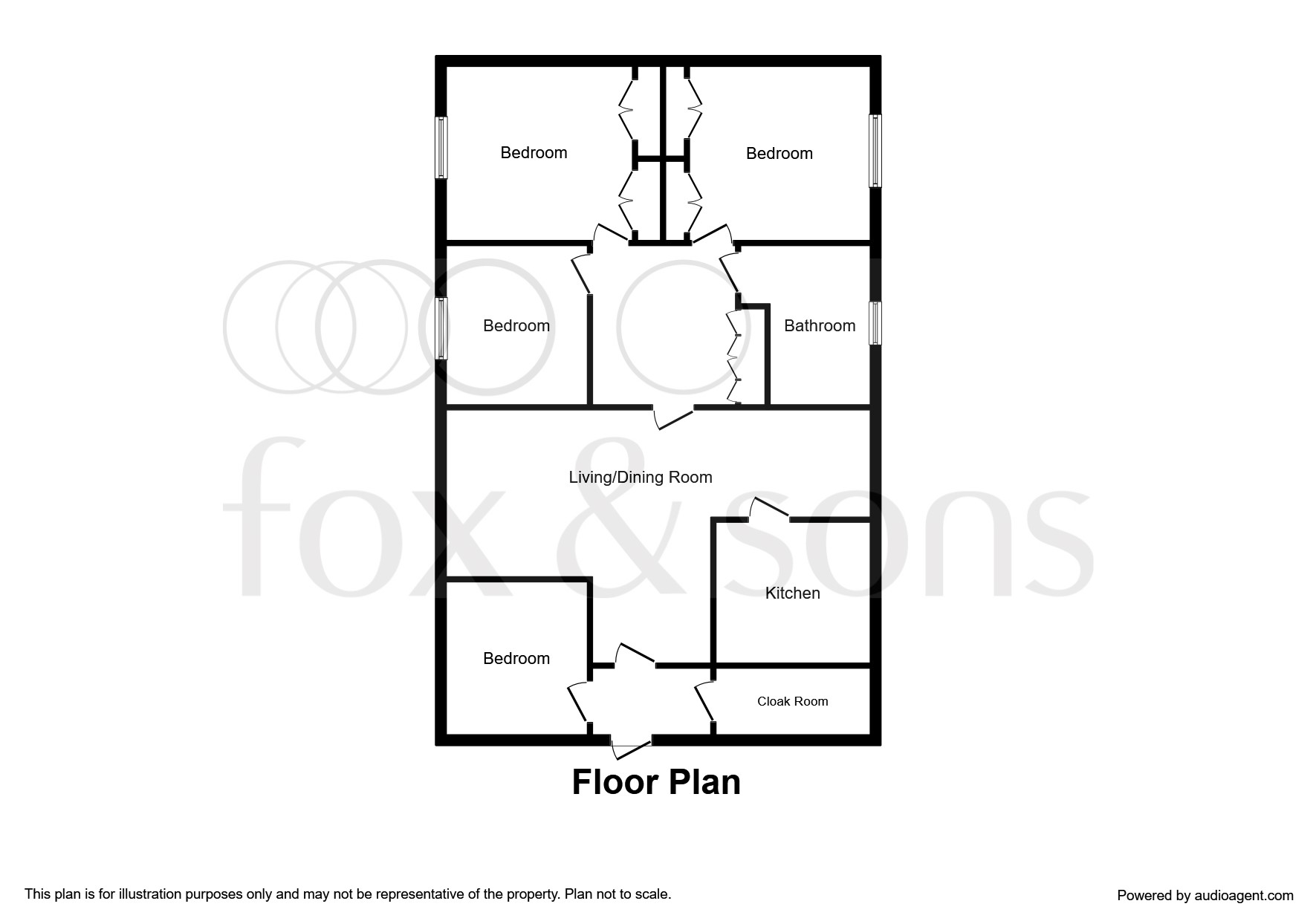 3 Bedrooms Flat for sale in Collington Close, Eastbourne BN20