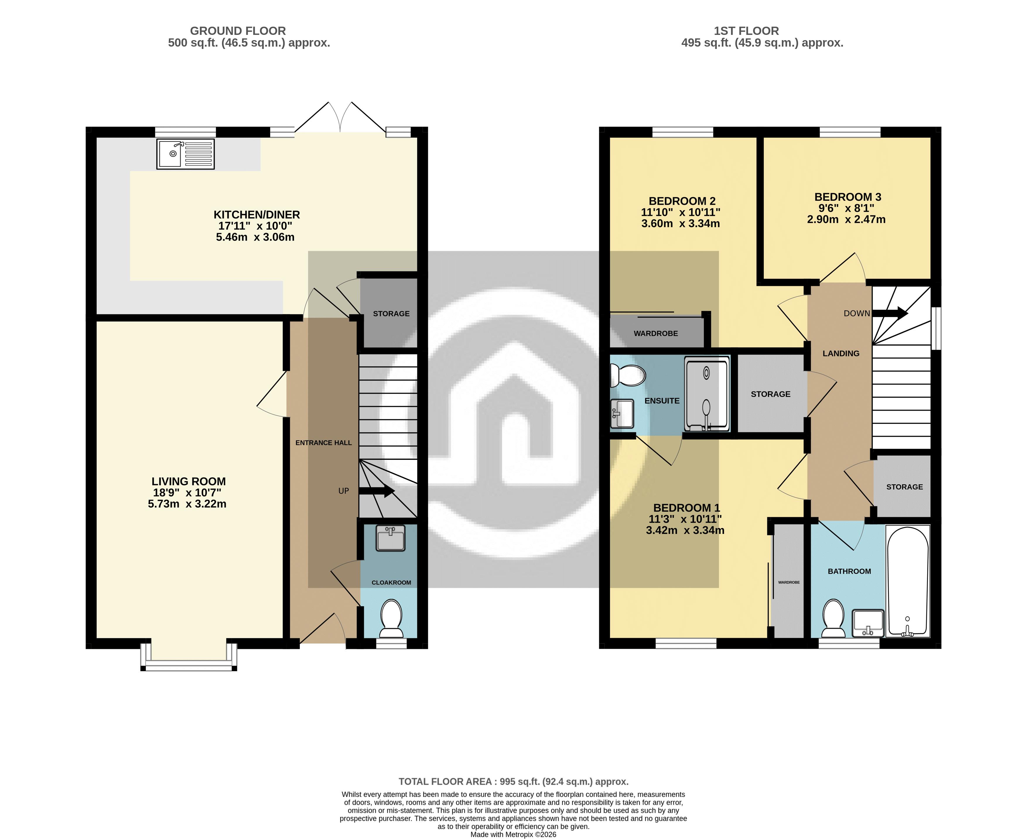 39, Mason Road, Shortstown floorplan