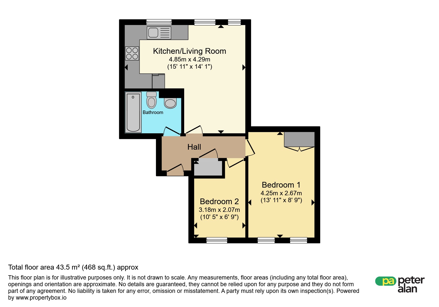 Windsor Mews, CARDIFF floorplan