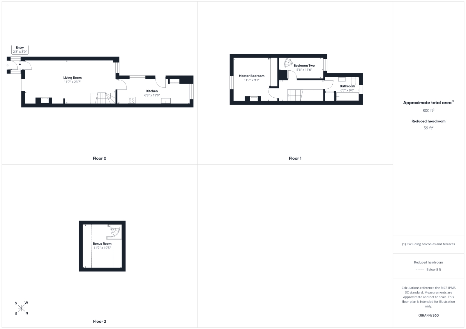 5, Coronation Cottages, Reading floorplan