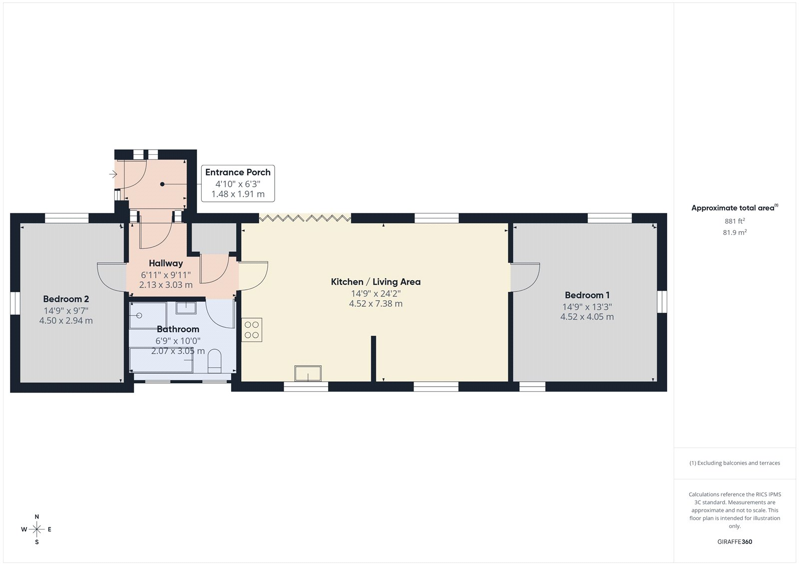 New Build Adjacent To Waldon View,, Milton Damerel, Devon floorplan