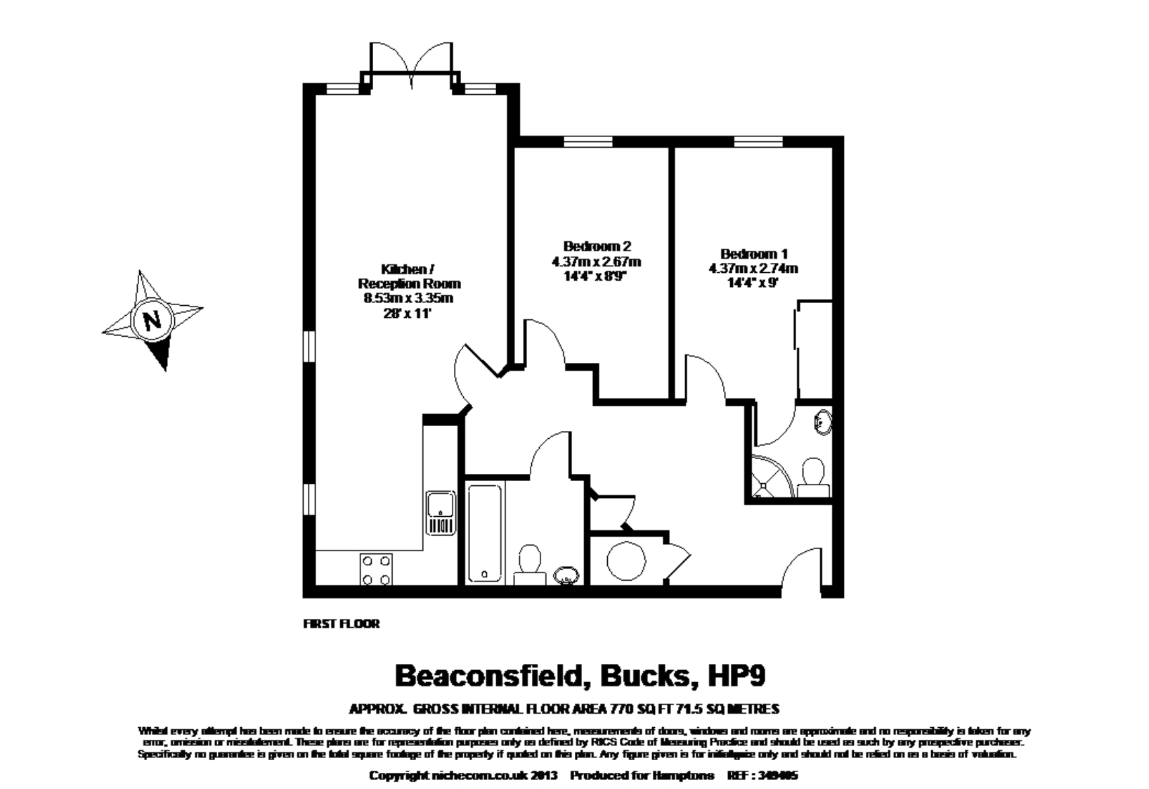 Apartment 14, Emineo, Station Road, Beaconsfield floorplan