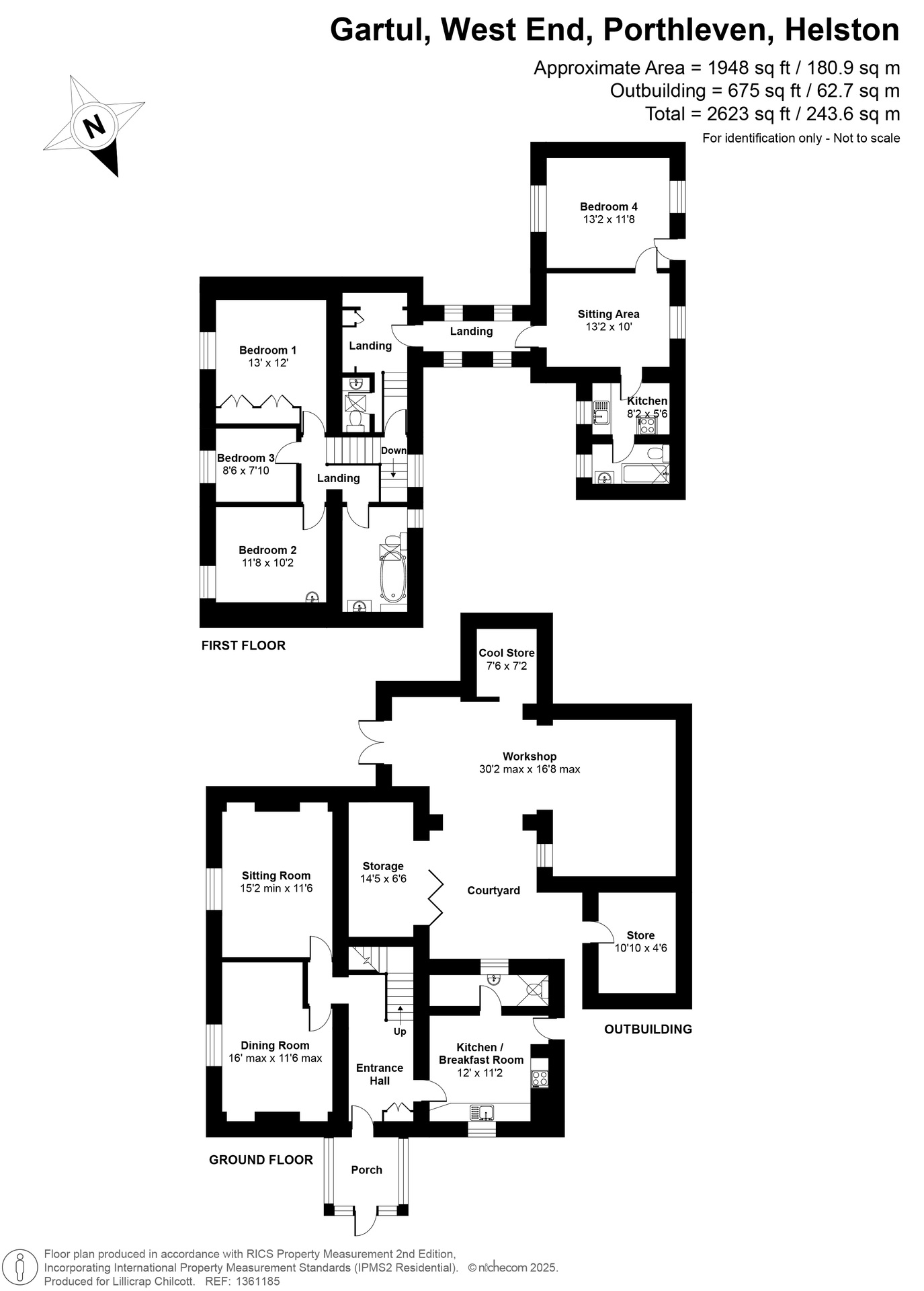 Gartul, Helston floorplan