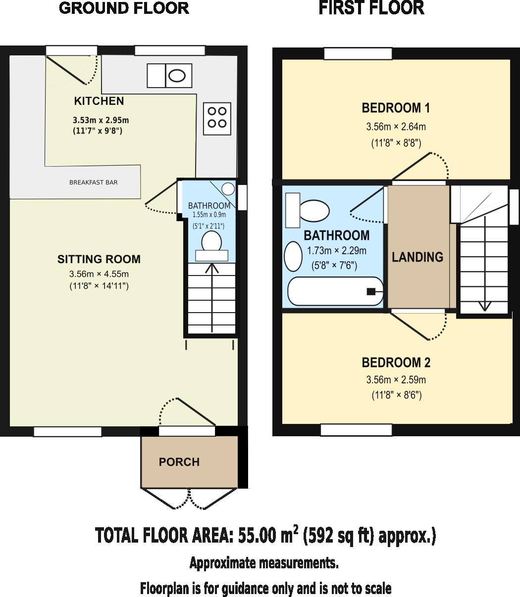 207, Strode Road, Street floorplan
