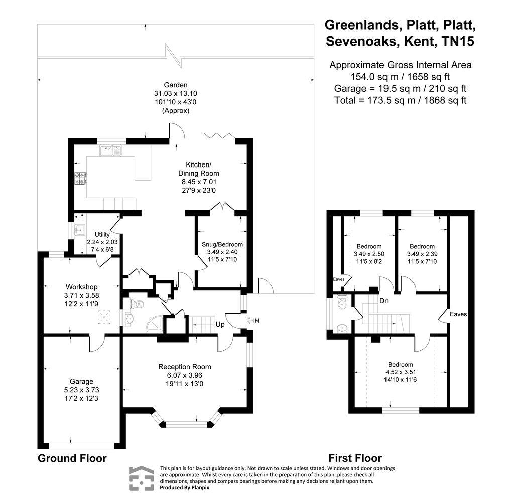 22, Greenlands, St Mary's Platt floorplan