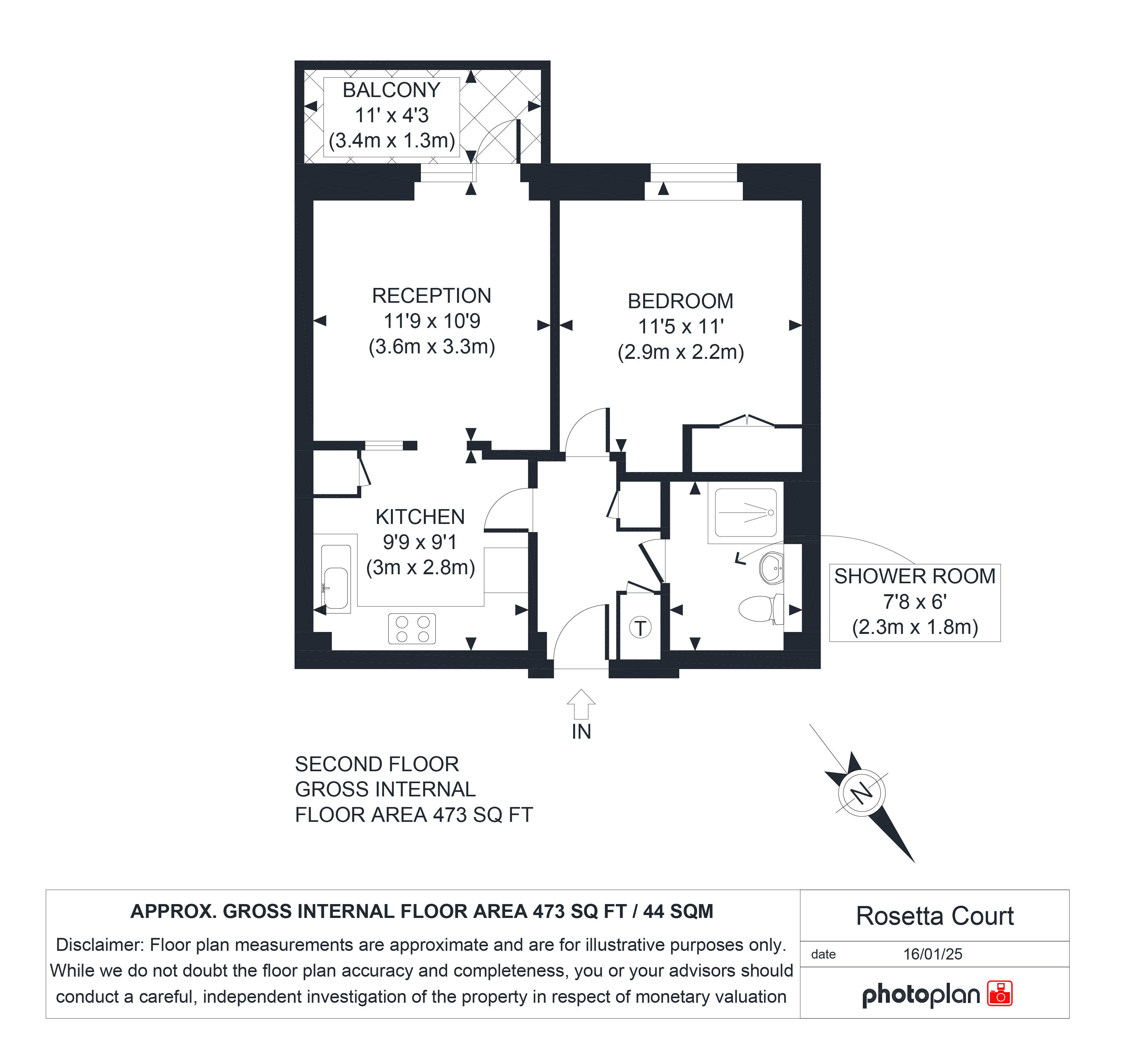 17, Rosetta Court, Upper Norwood floorplan