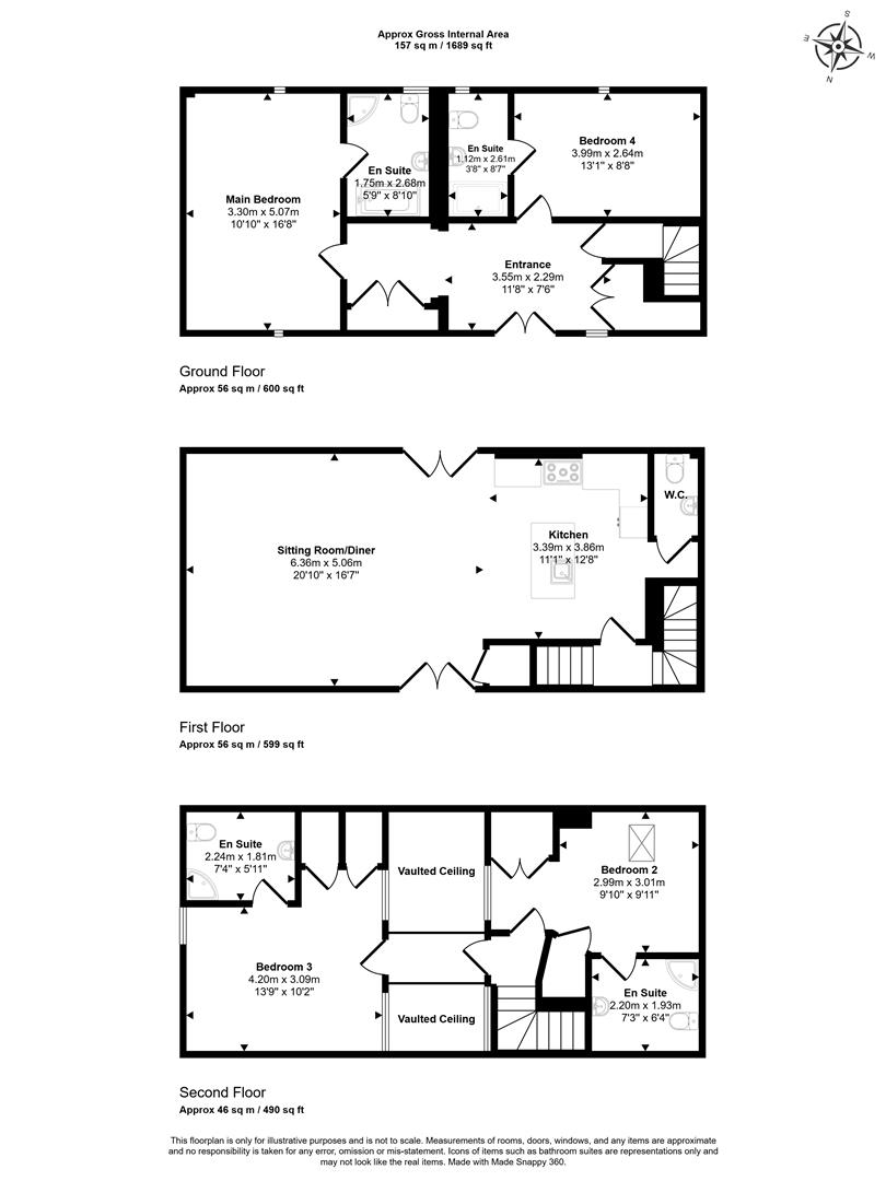 5, The Old Silk Barns, Fosse Way, Ilchester floorplan