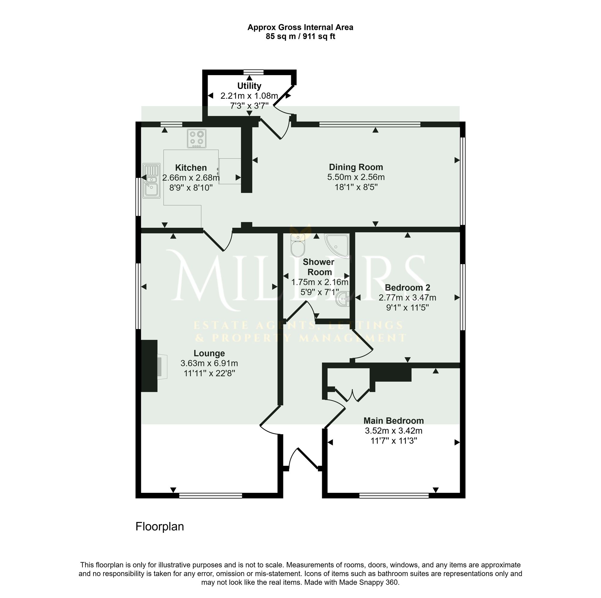 233 Roughton Road, Cromer floorplan